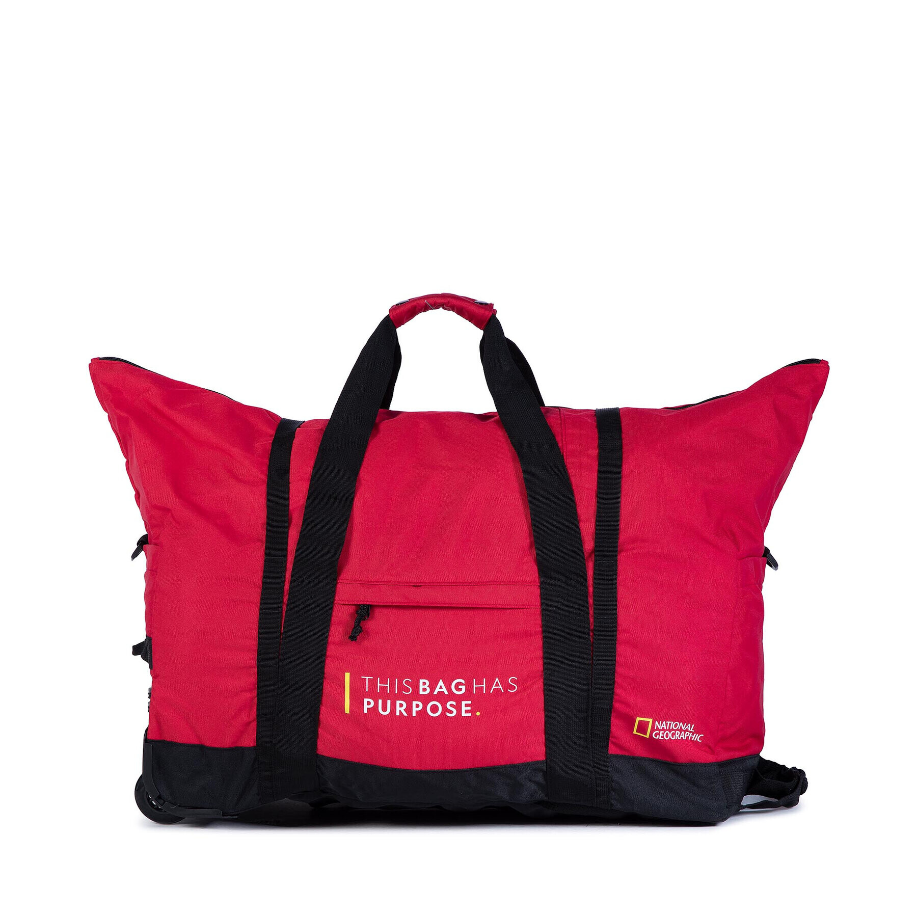 National Geographic Сак Packable Wheeled Duffel Medium N10443.35 Червен - Pepit.bg