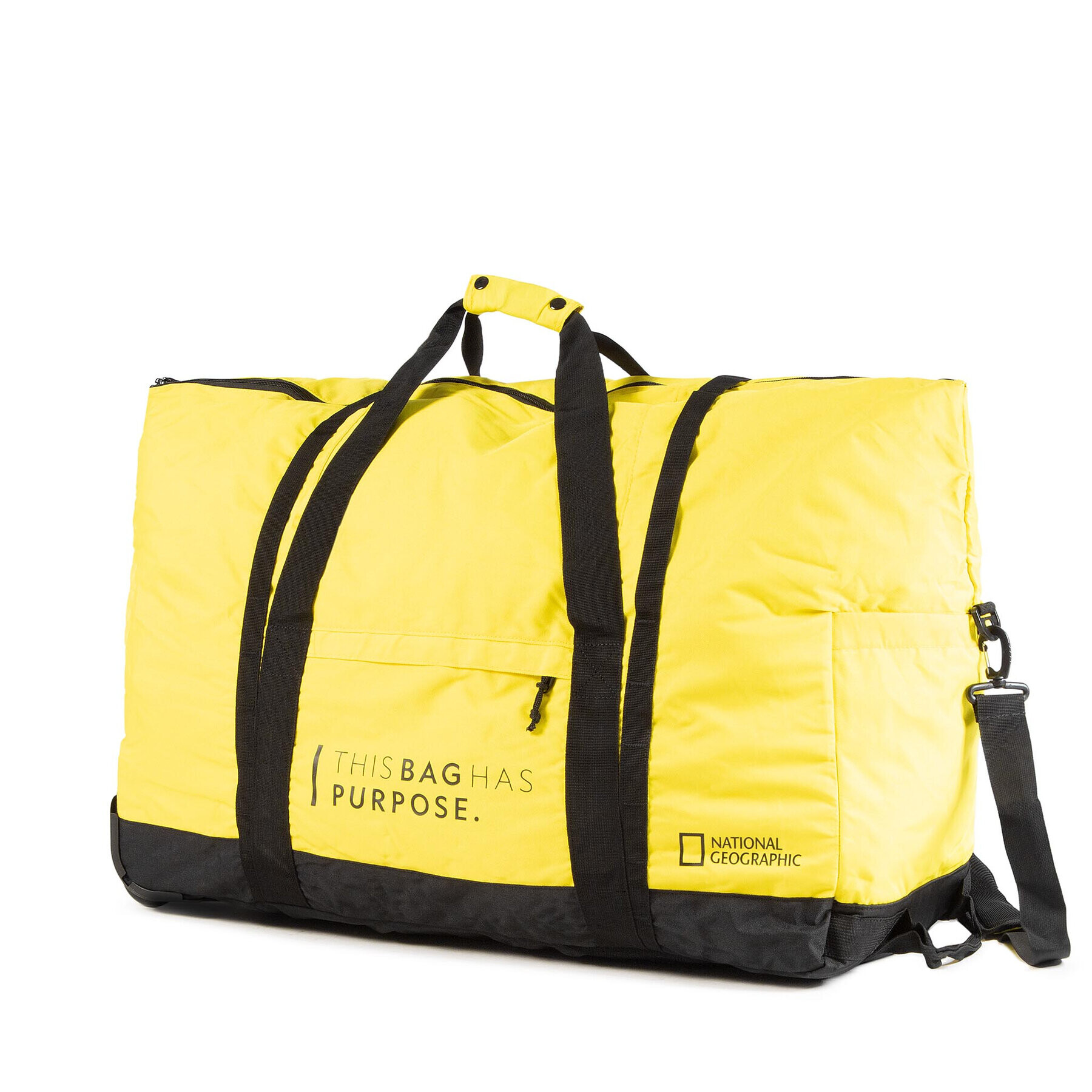 National Geographic Сак Peckable Wheeled Duffel Large N10444.68 Жълт - Pepit.bg