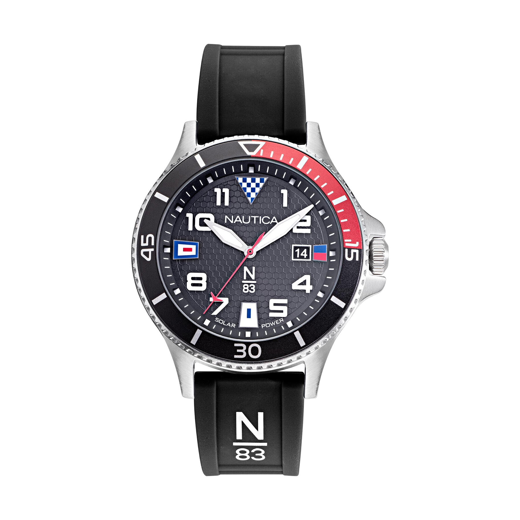 Nautica Часовник N83 Cocoa Beach Solar NAPCBF914 Черен - Pepit.bg
