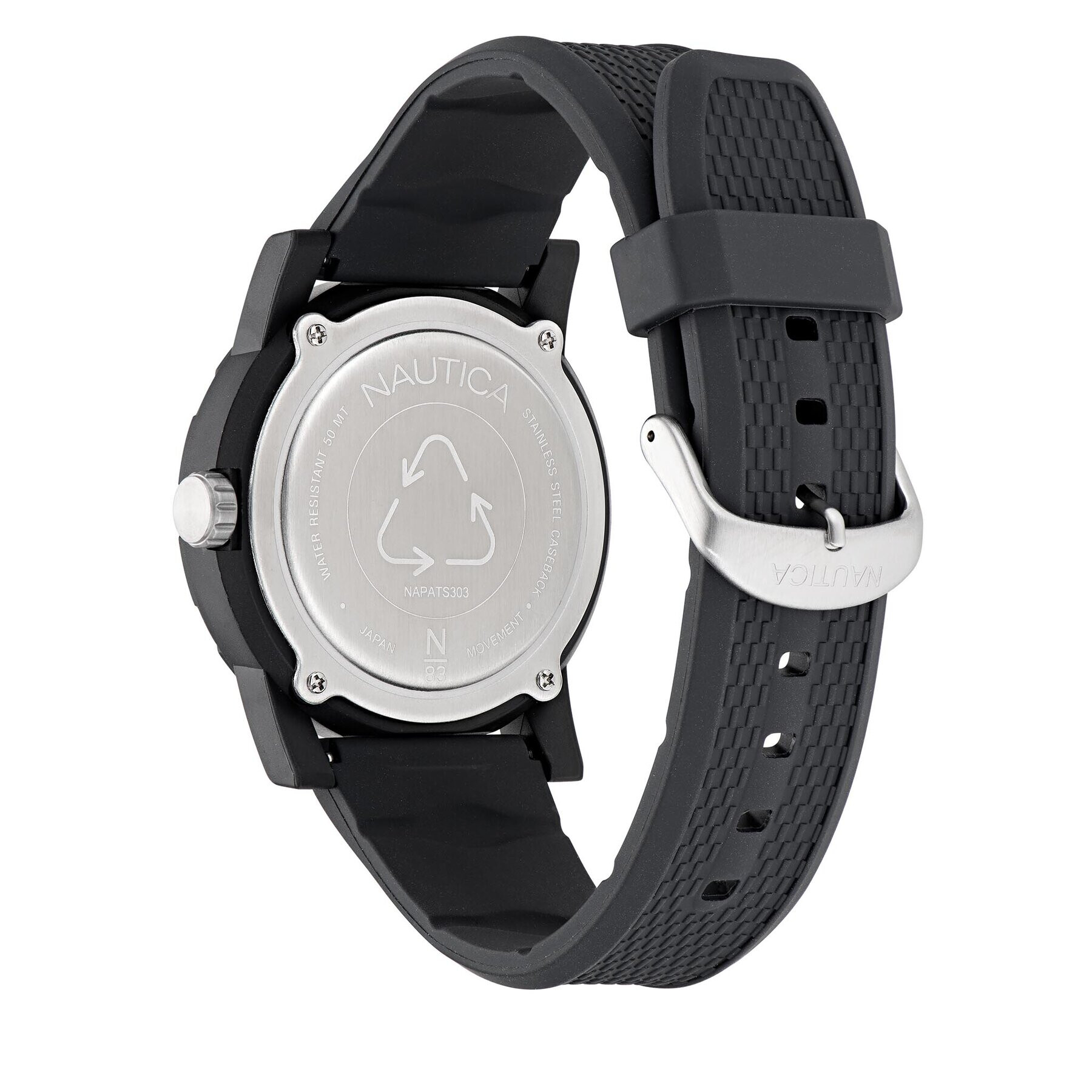 Nautica Часовник NAPATS303 Черен - Pepit.bg
