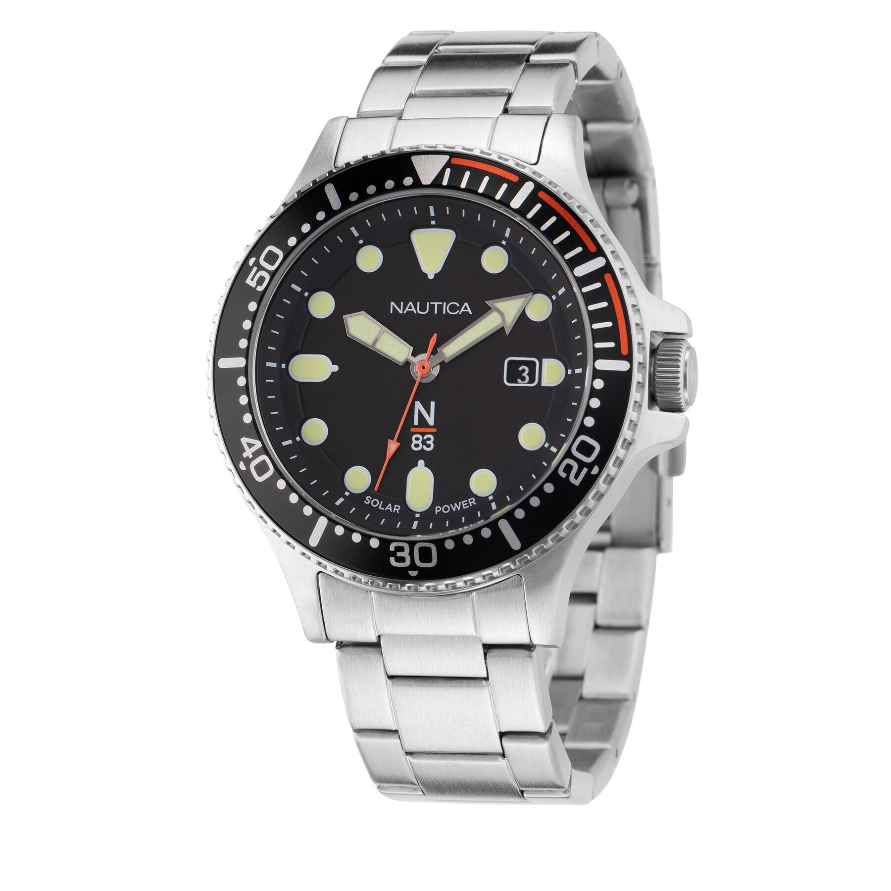 Nautica Часовник NAPCBS307 Сребрист - Pepit.bg