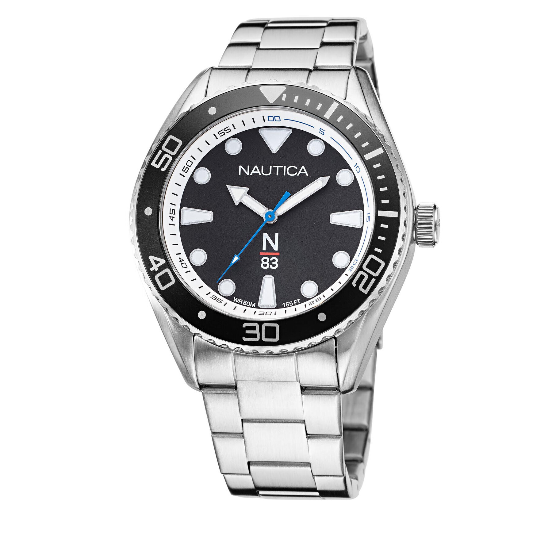 Nautica Часовник NAPFWF117 Сребрист - Pepit.bg