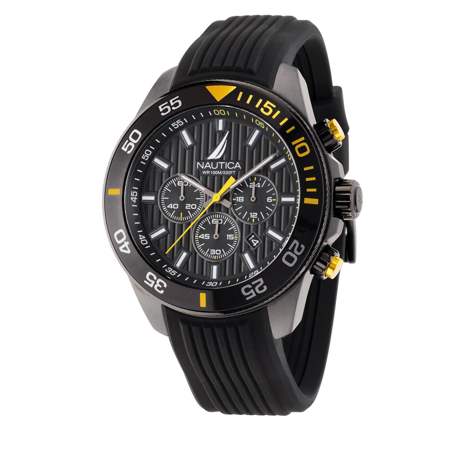 Nautica Часовник NAPNOS302 Черен - Pepit.bg