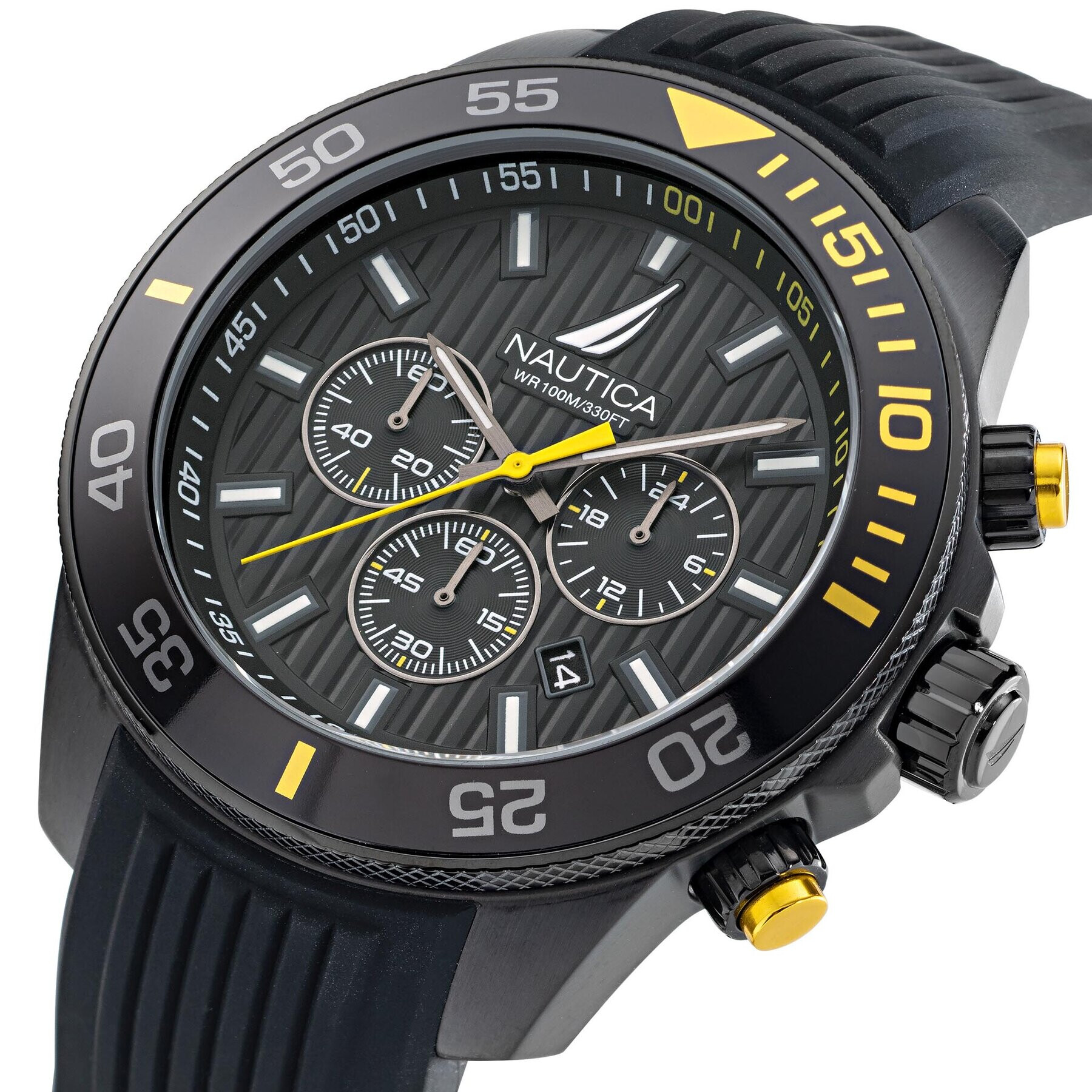 Nautica Часовник NAPNOS302 Черен - Pepit.bg