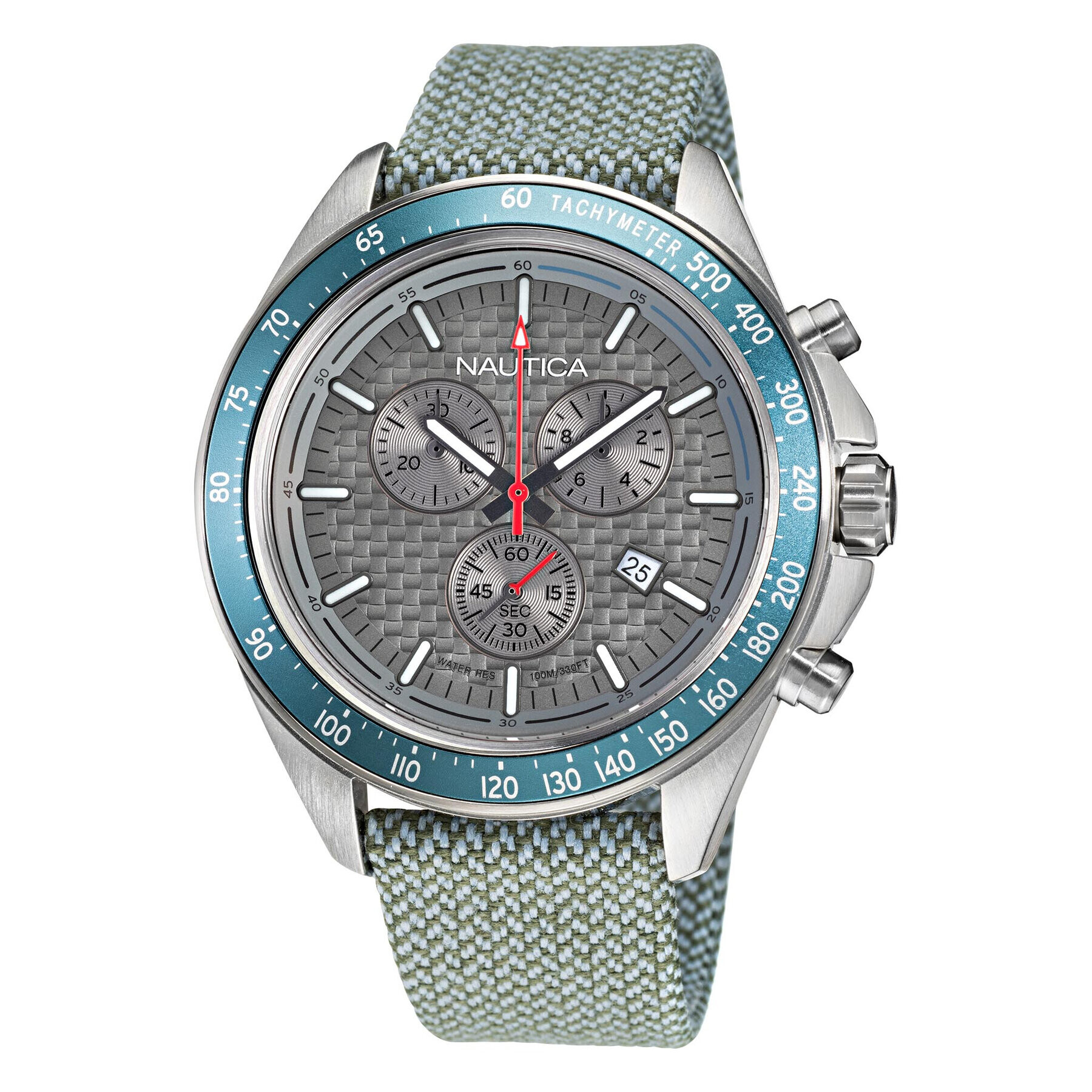 Nautica Часовник Ocean Beach Chronograph NAPOBS112 Син - Pepit.bg