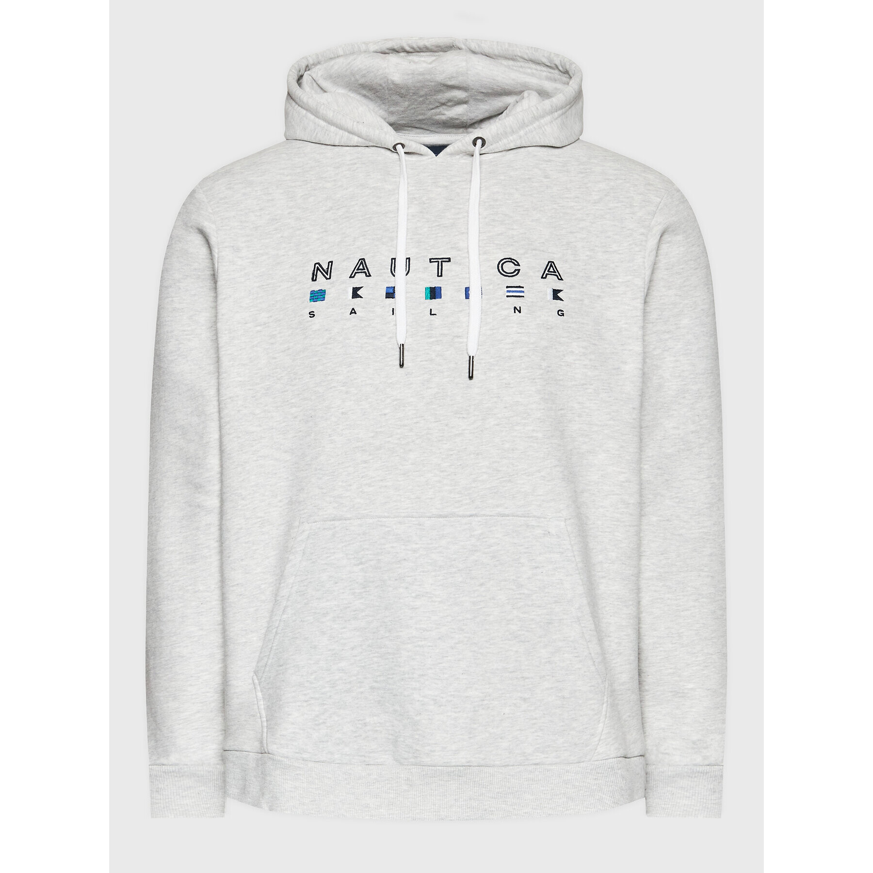 Nautica Суитшърт Milo N1G00402 Сив Regular Fit - Pepit.bg