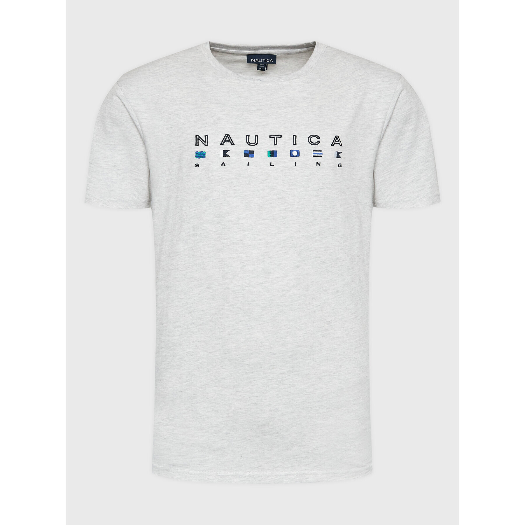 Nautica Тишърт Noah N1G00403 Сив Regular Fit - Pepit.bg