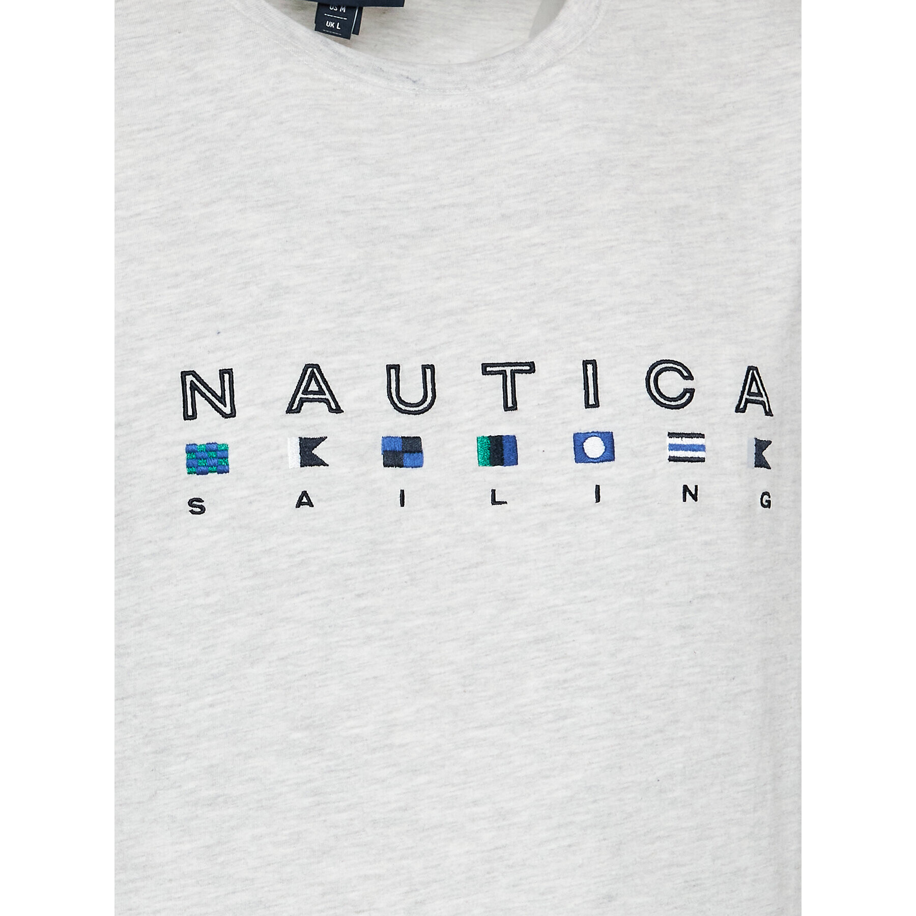 Nautica Тишърт Noah N1G00403 Сив Regular Fit - Pepit.bg