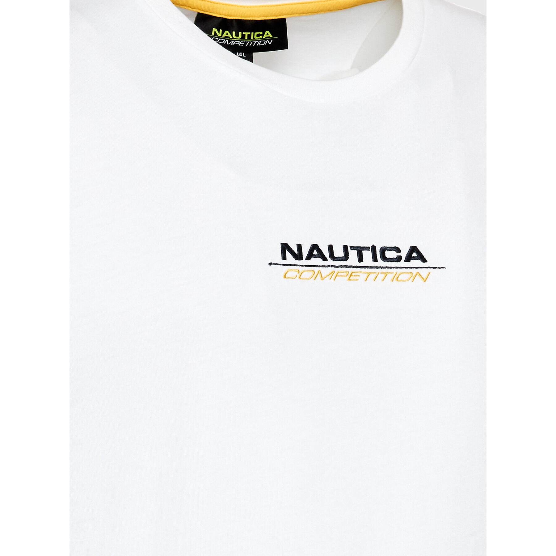 Nautica Тишърт Pooler N7G00749 Бял Regular Fit - Pepit.bg