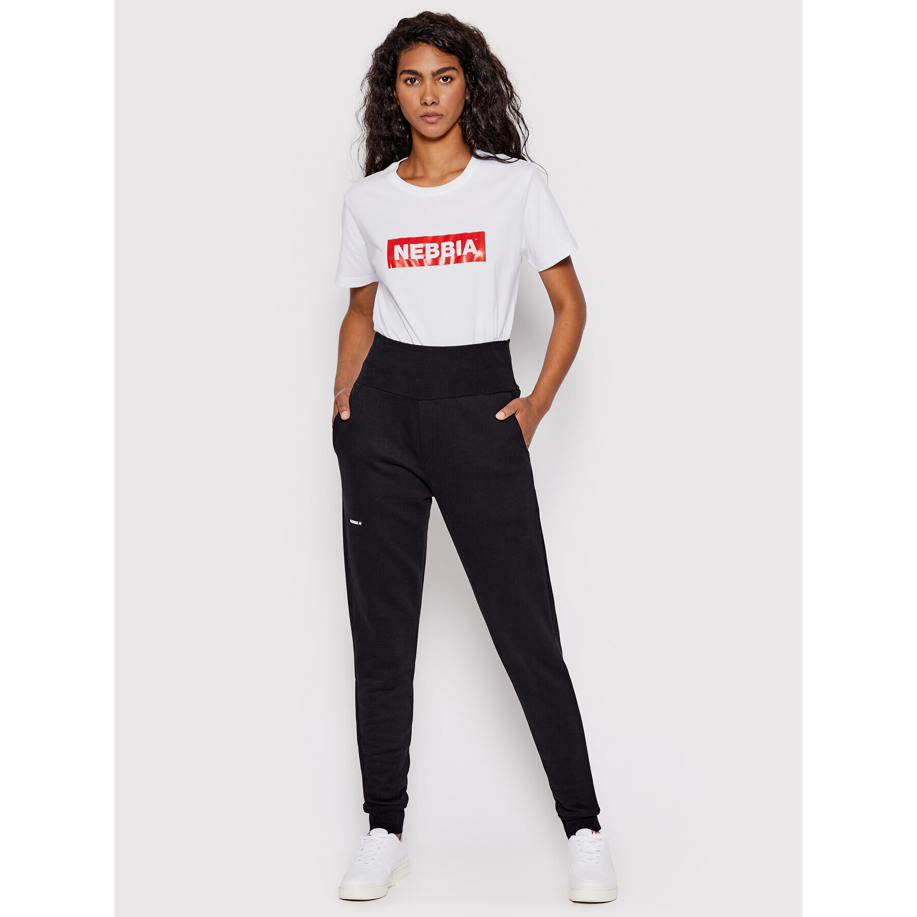 NEBBIA Тишърт 592 Бял Regular Fit - Pepit.bg