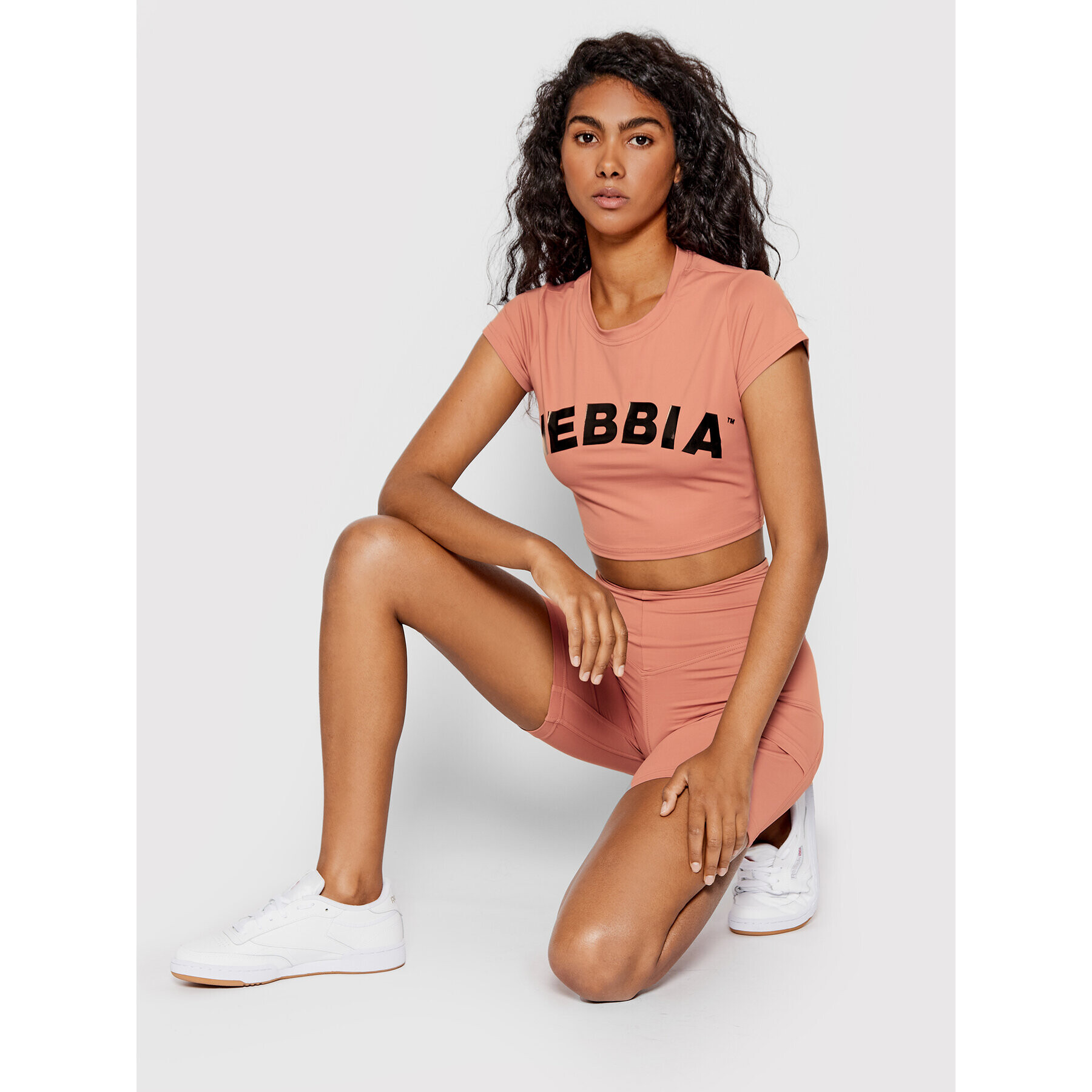 NEBBIA Тишърт Sporty 584 Розов Slim Fit - Pepit.bg