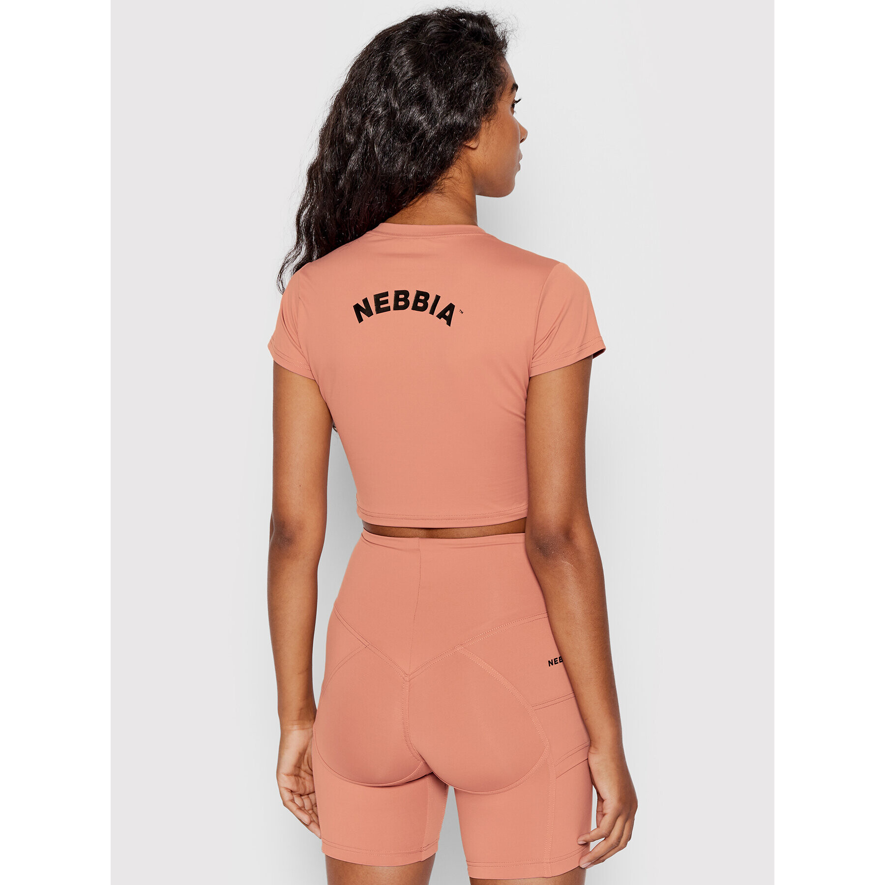 NEBBIA Тишърт Sporty 584 Розов Slim Fit - Pepit.bg