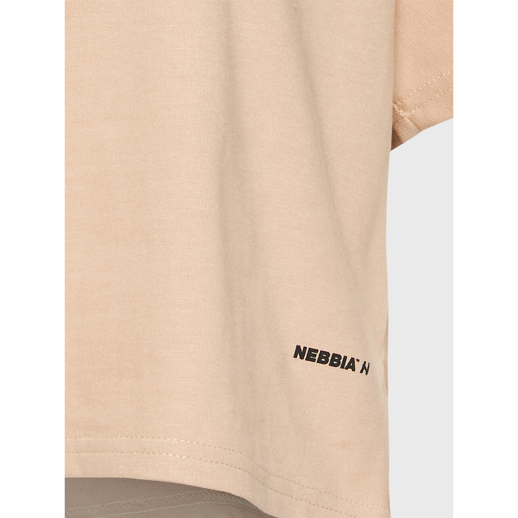 NEBBIA Тишърт The Minimalist 417 Розов Loose Fit - Pepit.bg