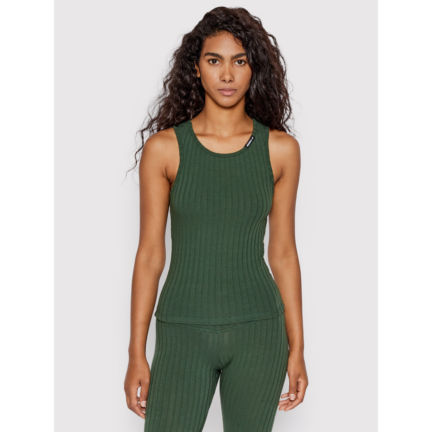 NEBBIA топ 414 Зелен Slim Fit - Pepit.bg