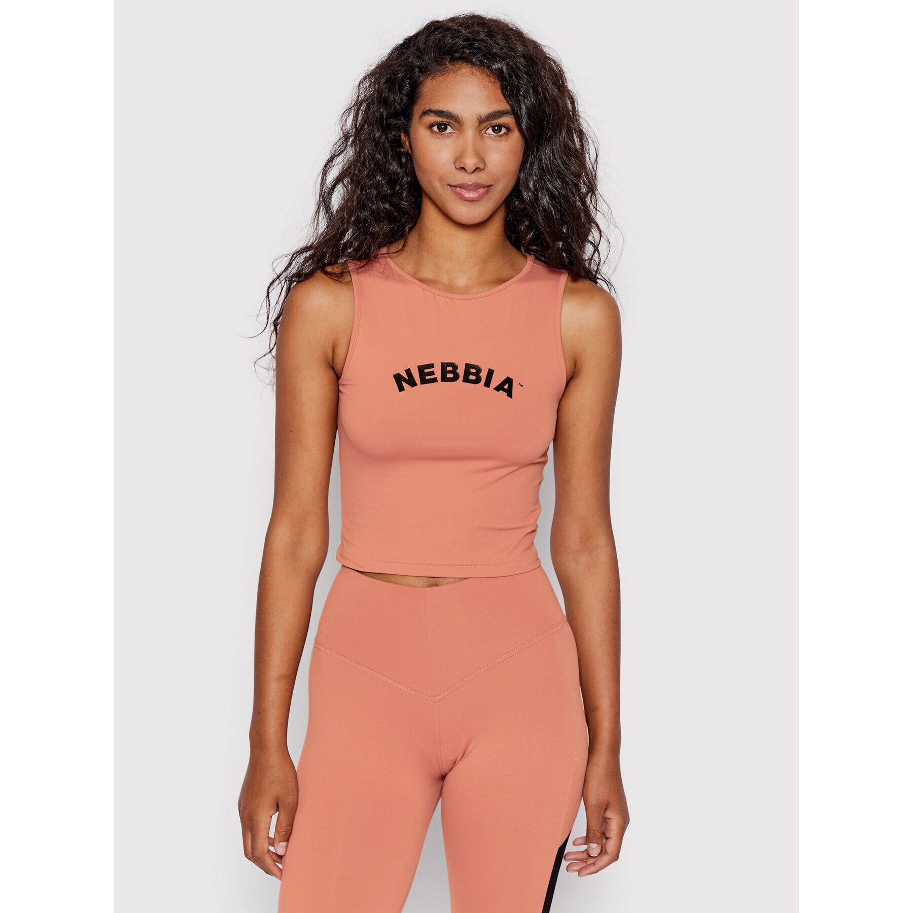 NEBBIA топ Fit & Sporty 577 Розов Slim Fit - Pepit.bg