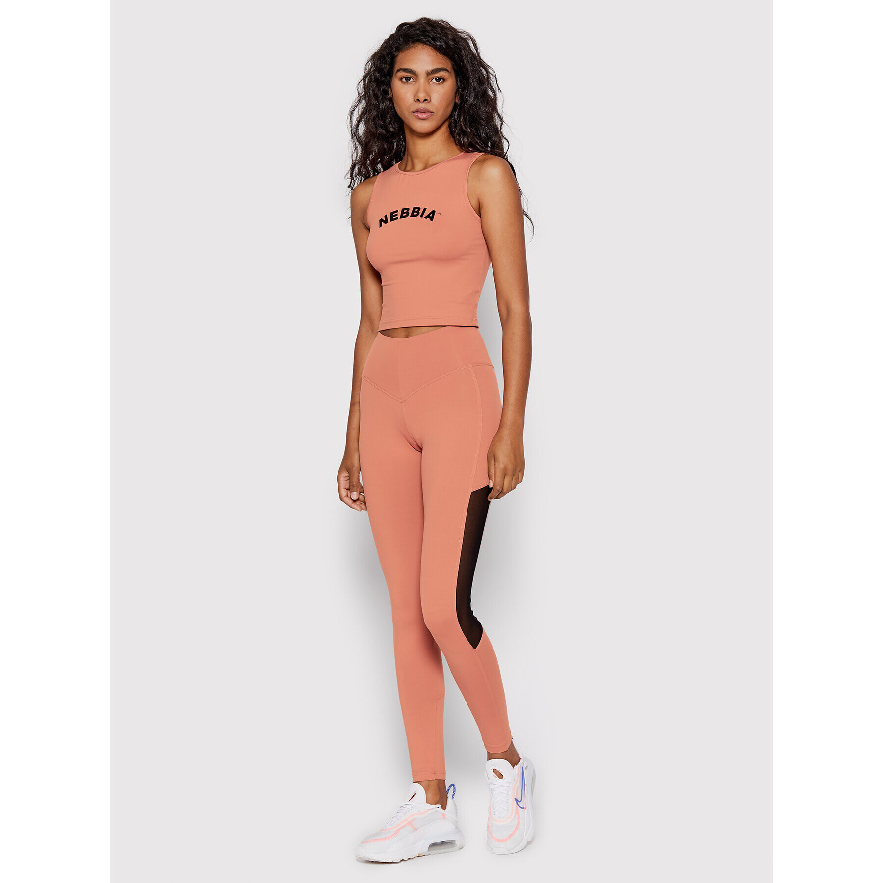 NEBBIA топ Fit & Sporty 577 Розов Slim Fit - Pepit.bg