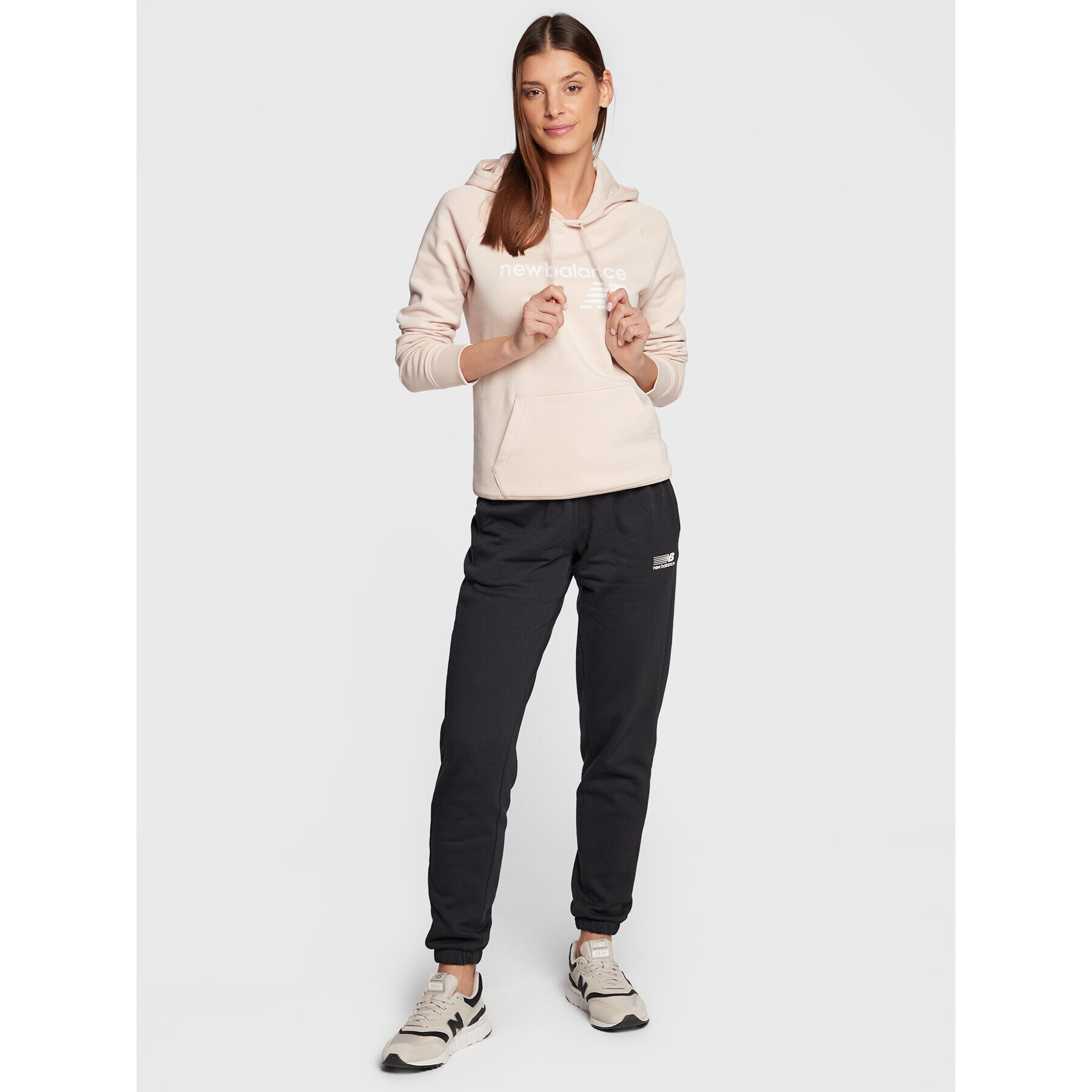 New Balance Долнище анцуг Athletics WP23811 Черен Athletic Fit - Pepit.bg