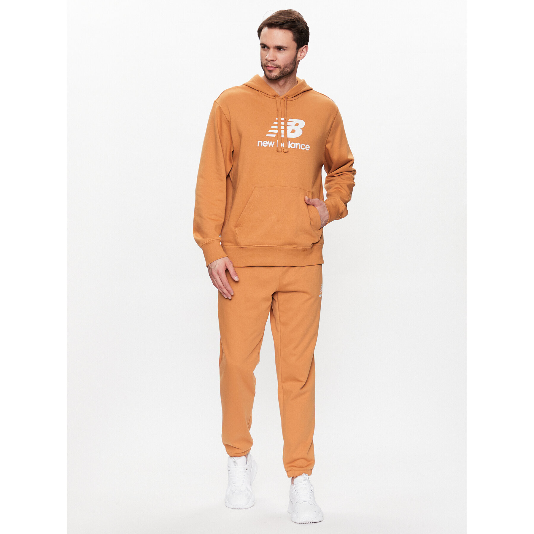 New Balance Долнище анцуг MP31539 Жълт Regular Fit - Pepit.bg