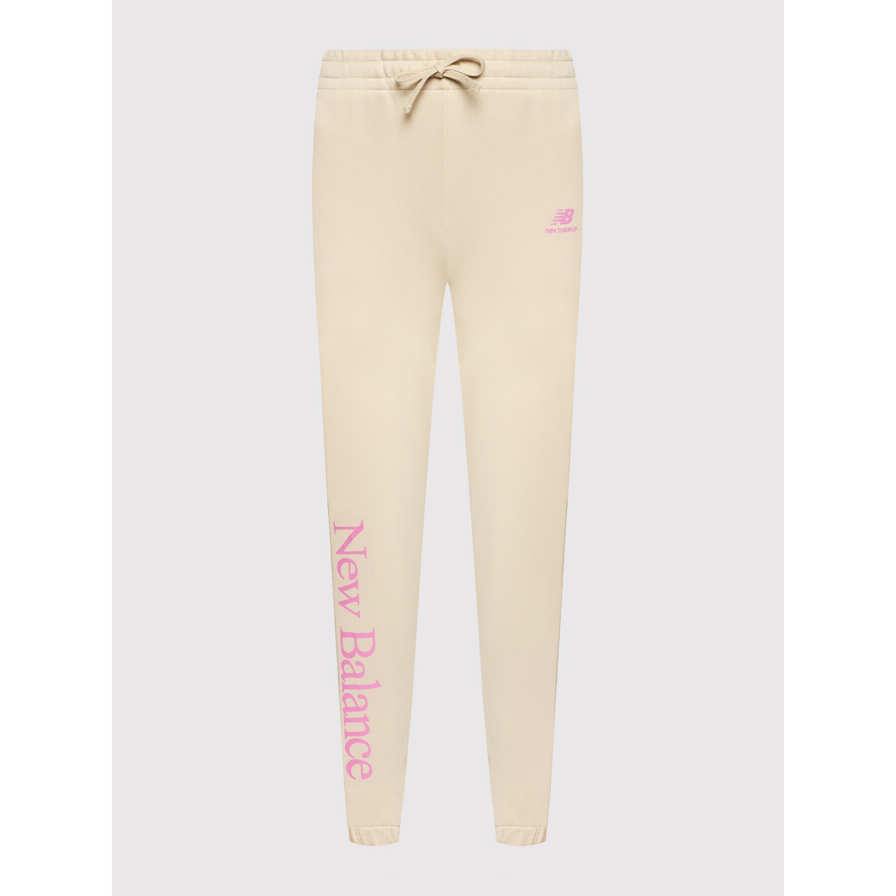 New Balance Долнище анцуг WP21508 Бежов Regular Fit - Pepit.bg