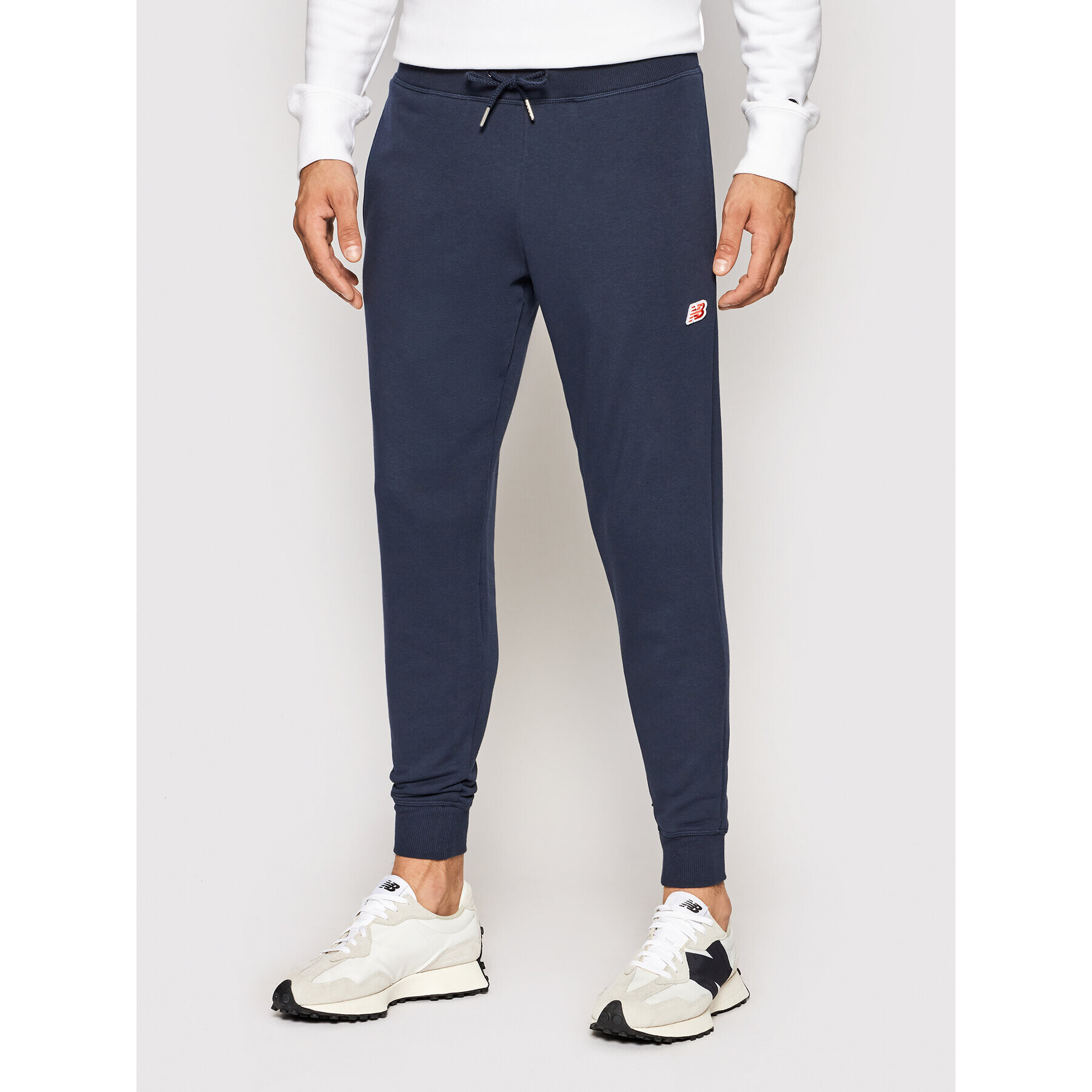 New Balance Долнище анцуг MP01664 Тъмносин Regular Fit - Pepit.bg