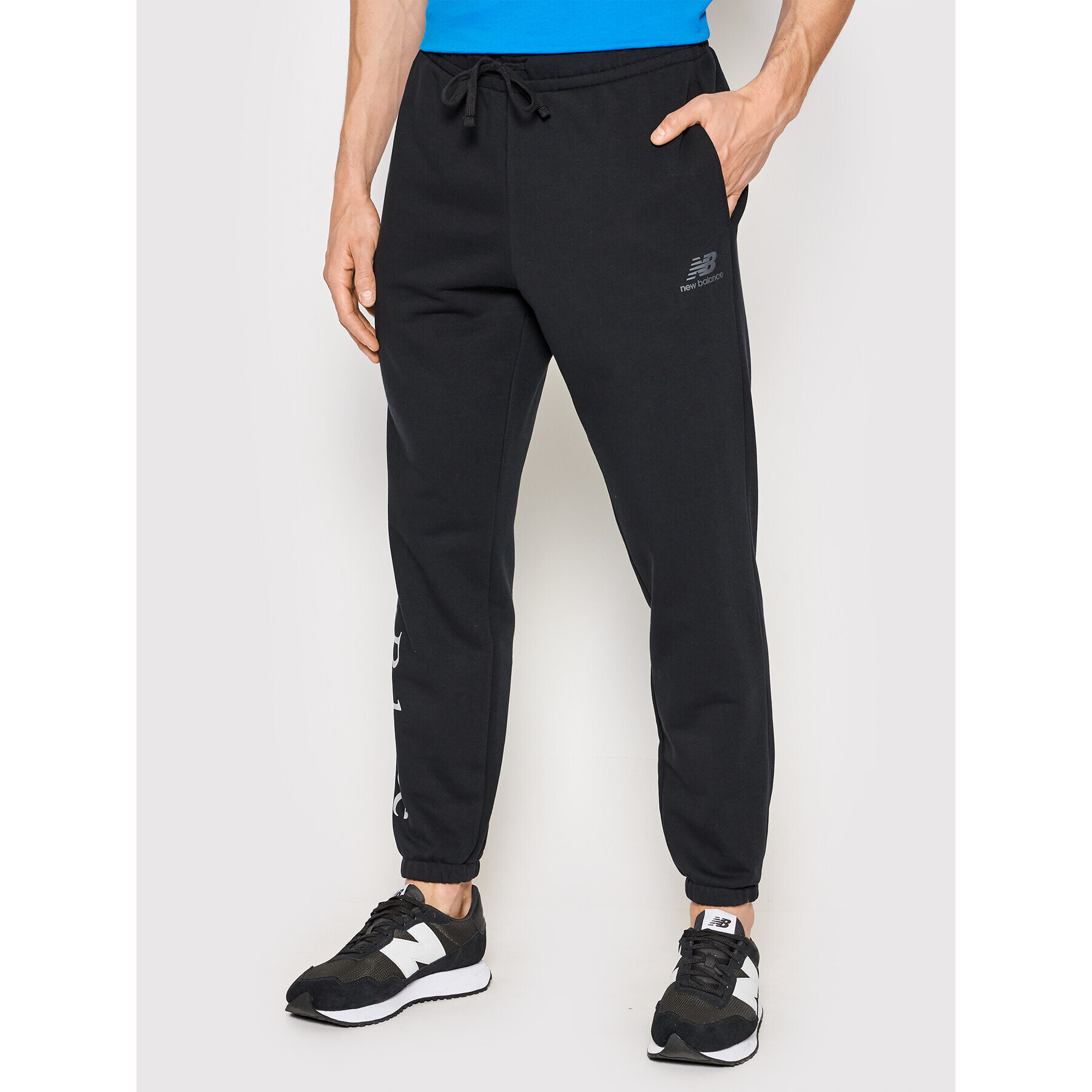 New Balance Долнище анцуг MP21503 Черен Ahletic Fit - Pepit.bg