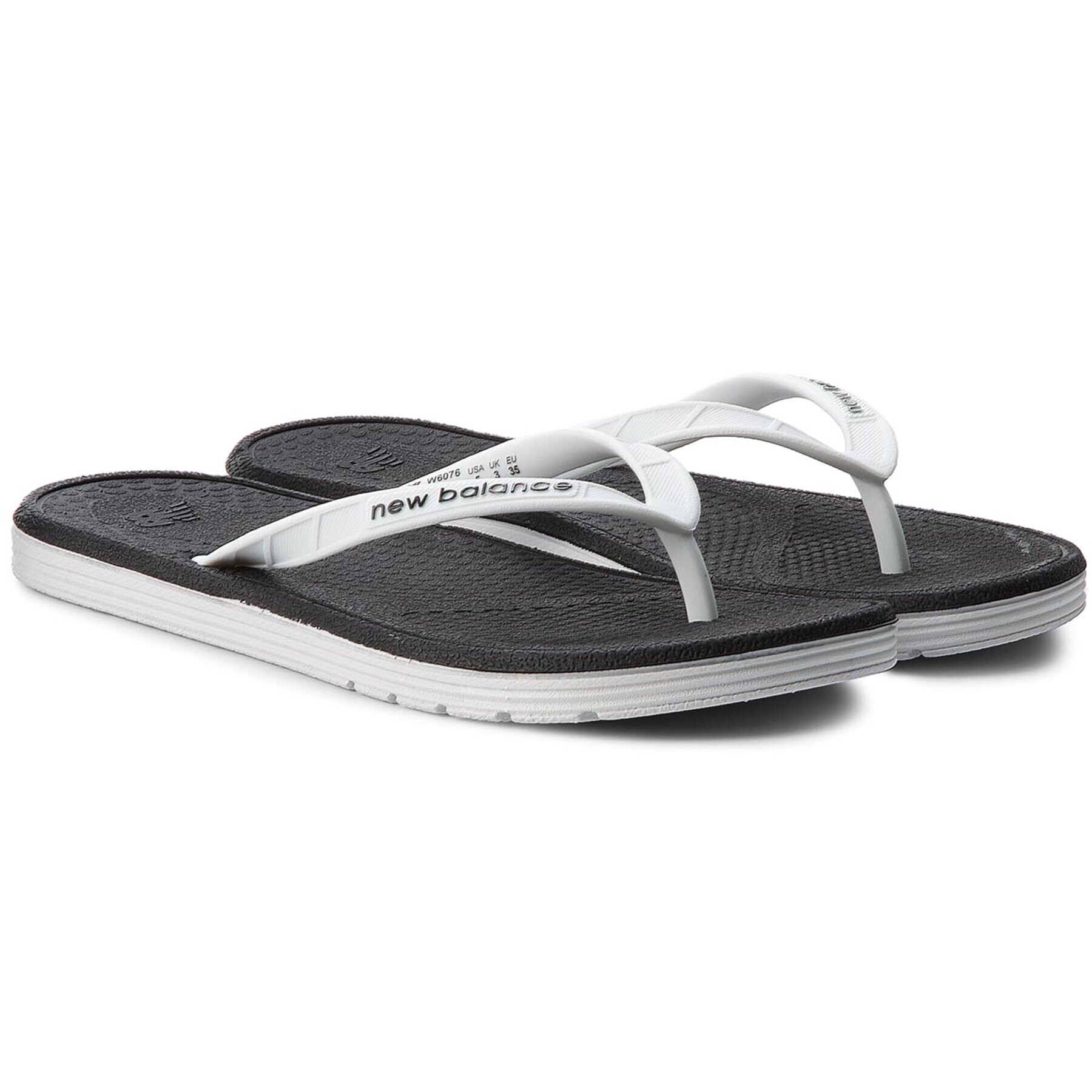 New Balance Джапанки W6076WBK Бял - Pepit.bg