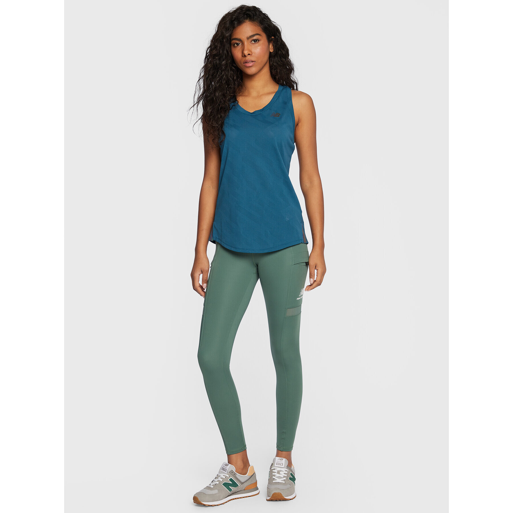 New Balance Клин At WP21506 Зелен Fitted Fit - Pepit.bg