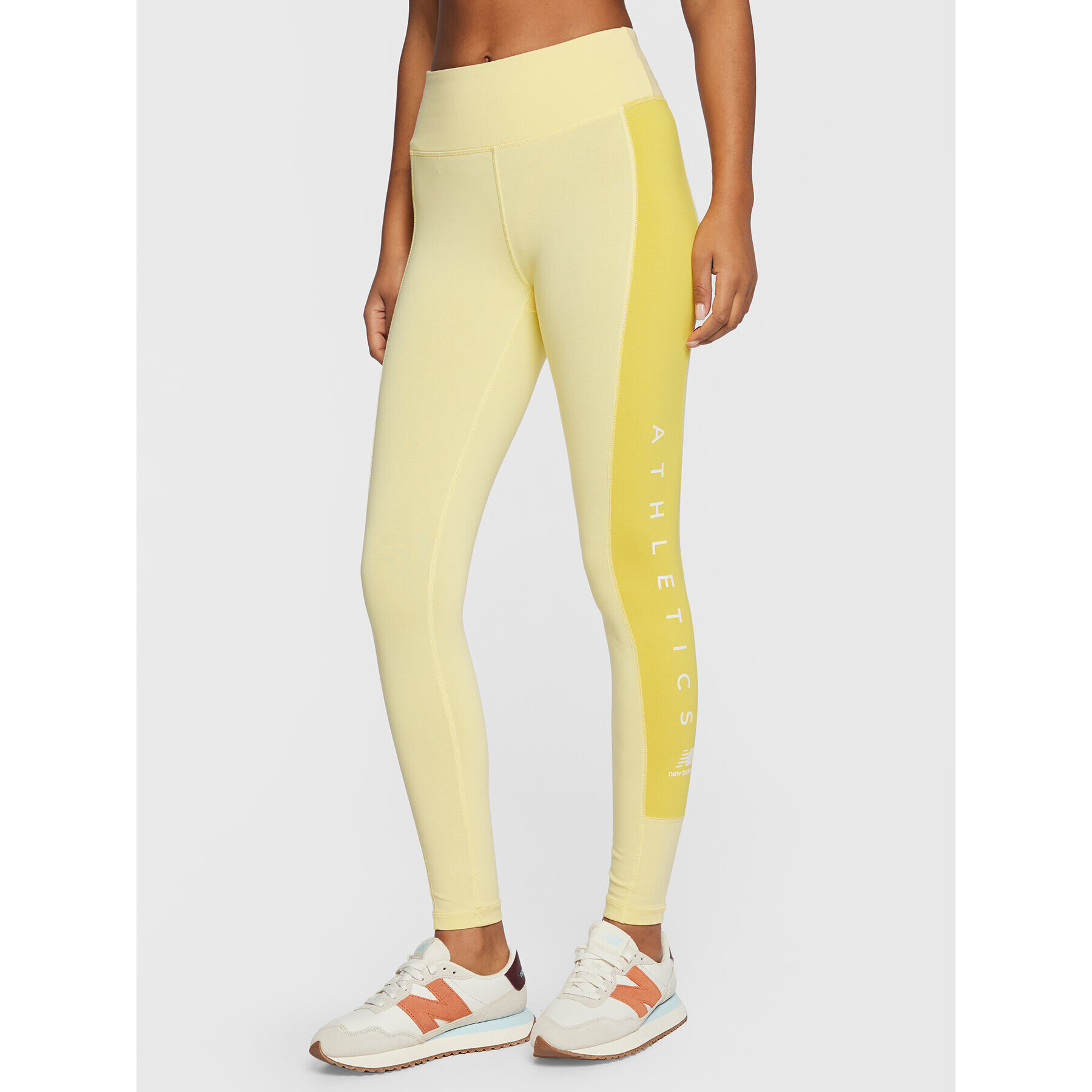 New Balance Клин Athletics WP23501 Жълт Fitted Fit - Pepit.bg