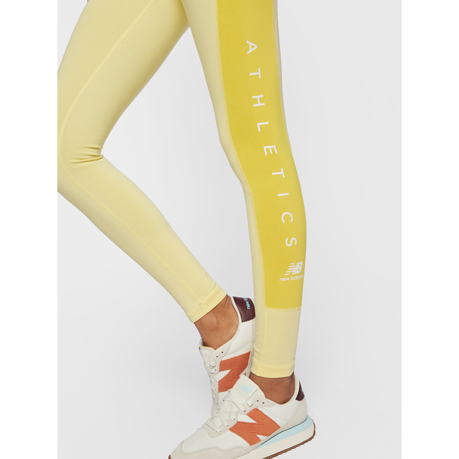 New Balance Клин Athletics WP23501 Жълт Fitted Fit - Pepit.bg