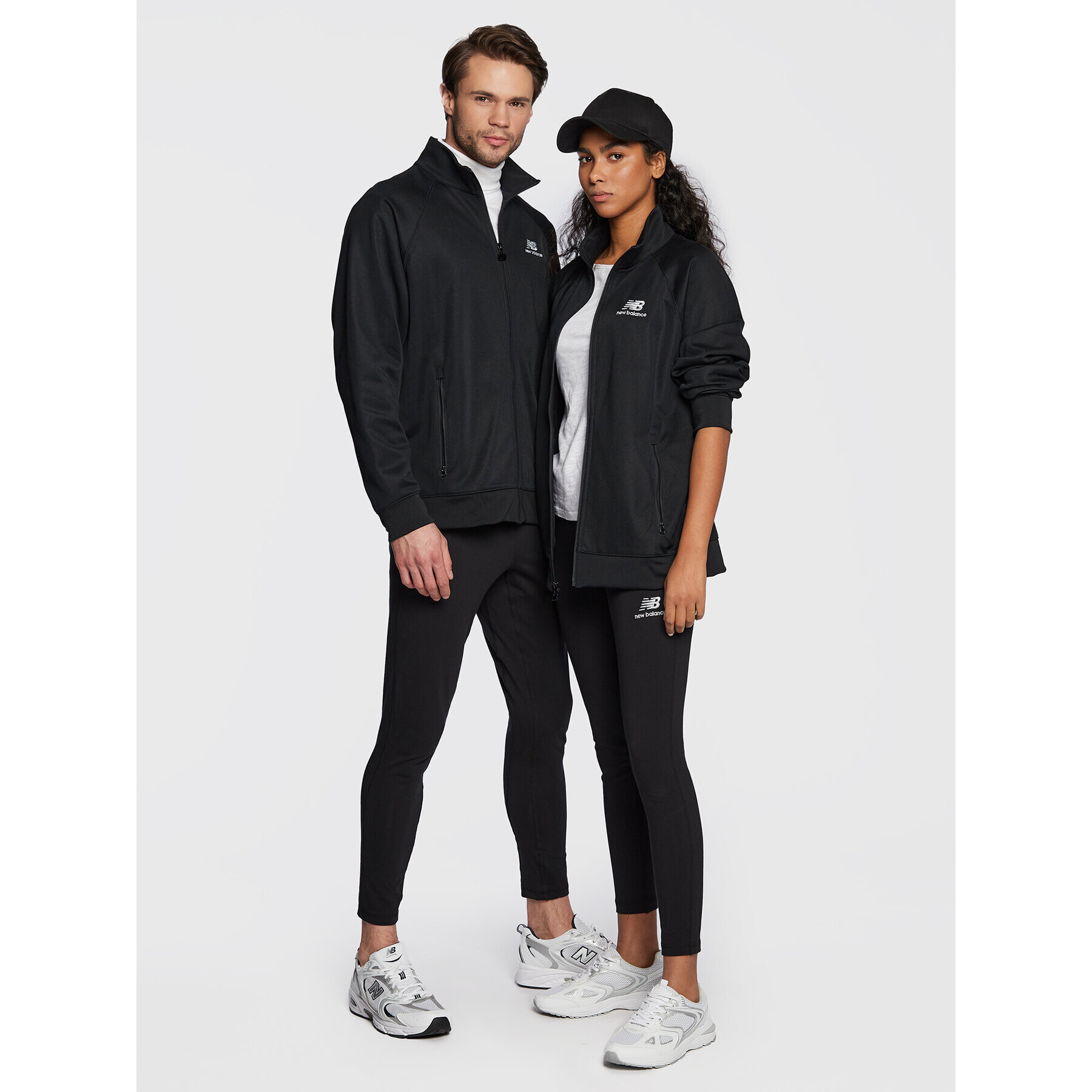 New Balance Клин Unisex UP23501 Черен Fitted Fit - Pepit.bg