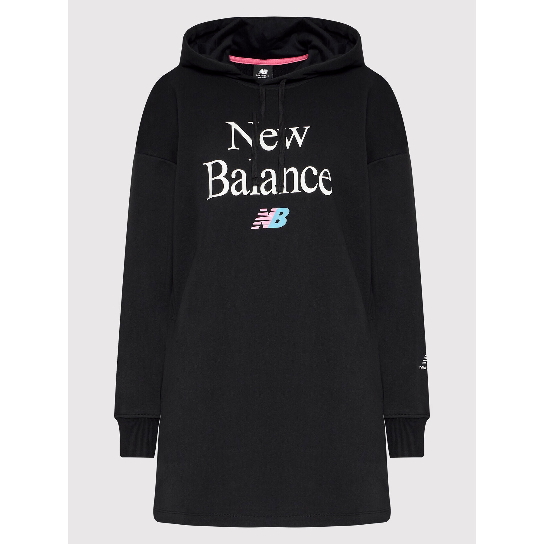 New Balance Плетена рокля Ess WD21501 Черен Oversize - Pepit.bg