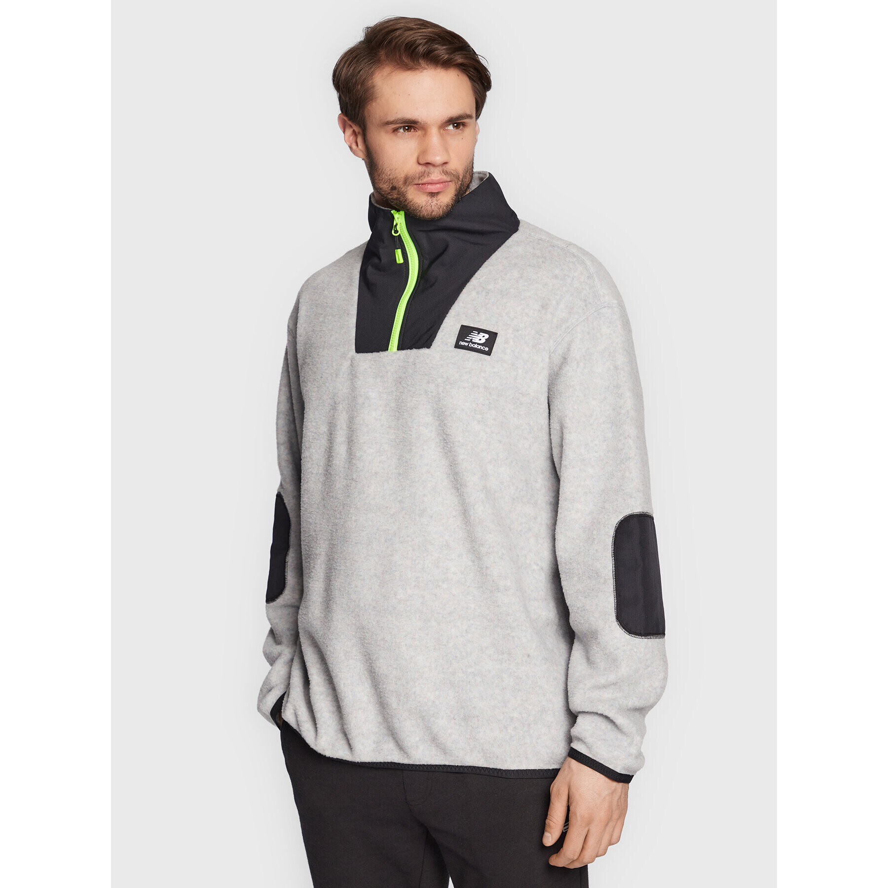 New Balance Полар MT23527 Сив Relaxed Fit - Pepit.bg