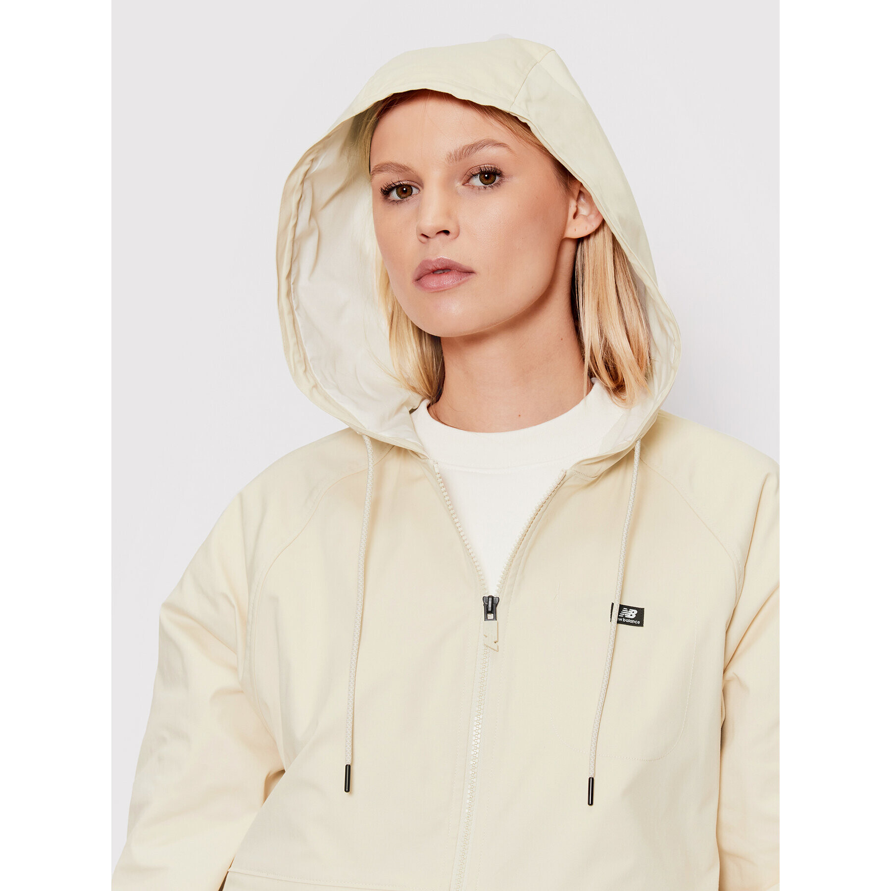 New Balance Преходно яке WJ21550 Бежов Oversize - Pepit.bg