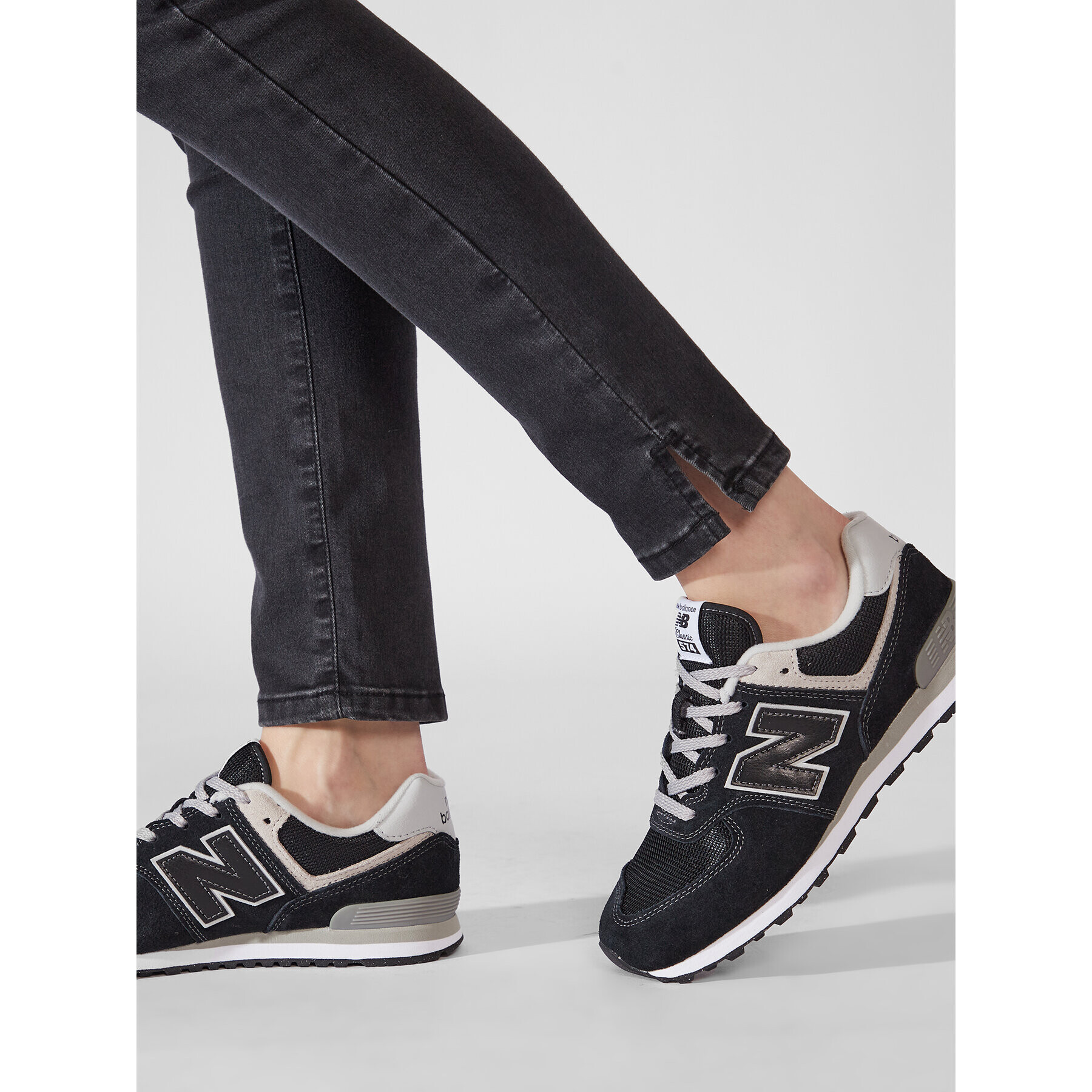 New Balance Сникърси GC574EVB Черен - Pepit.bg