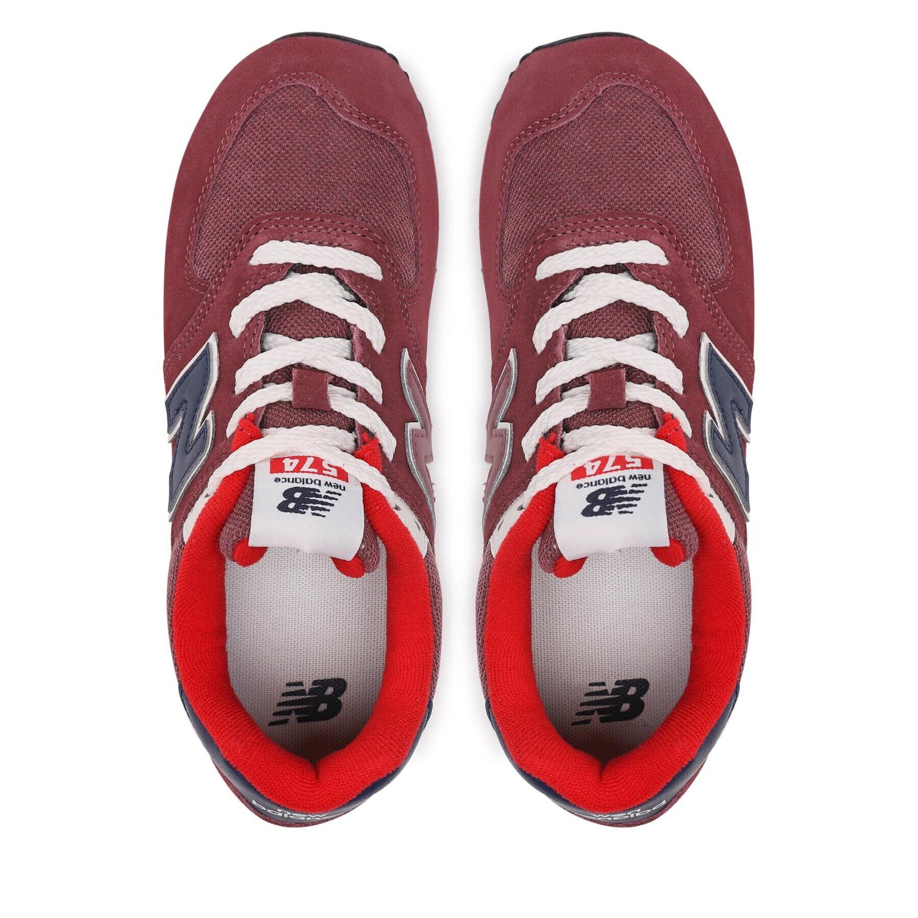 New Balance Сникърси GC574NX1 Бордо - Pepit.bg