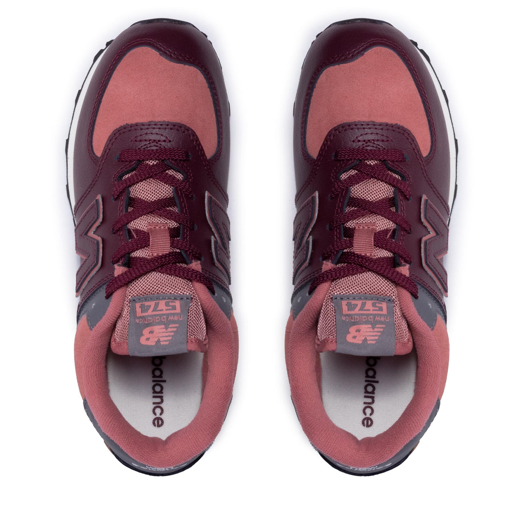 New Balance Сникърси GC574PX1 Бордо - Pepit.bg