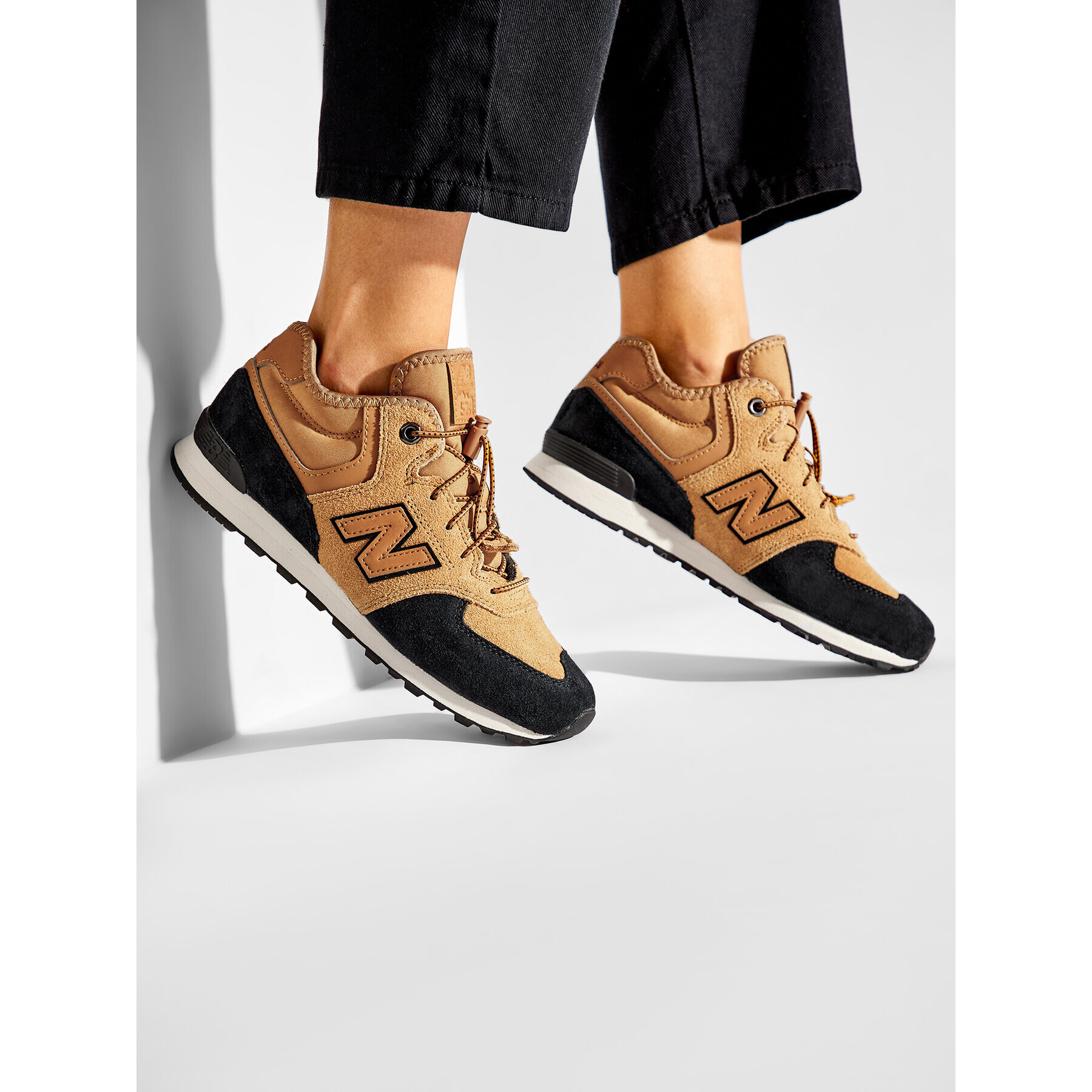 New Balance Сникърси GV574HXB Кафяв - Pepit.bg