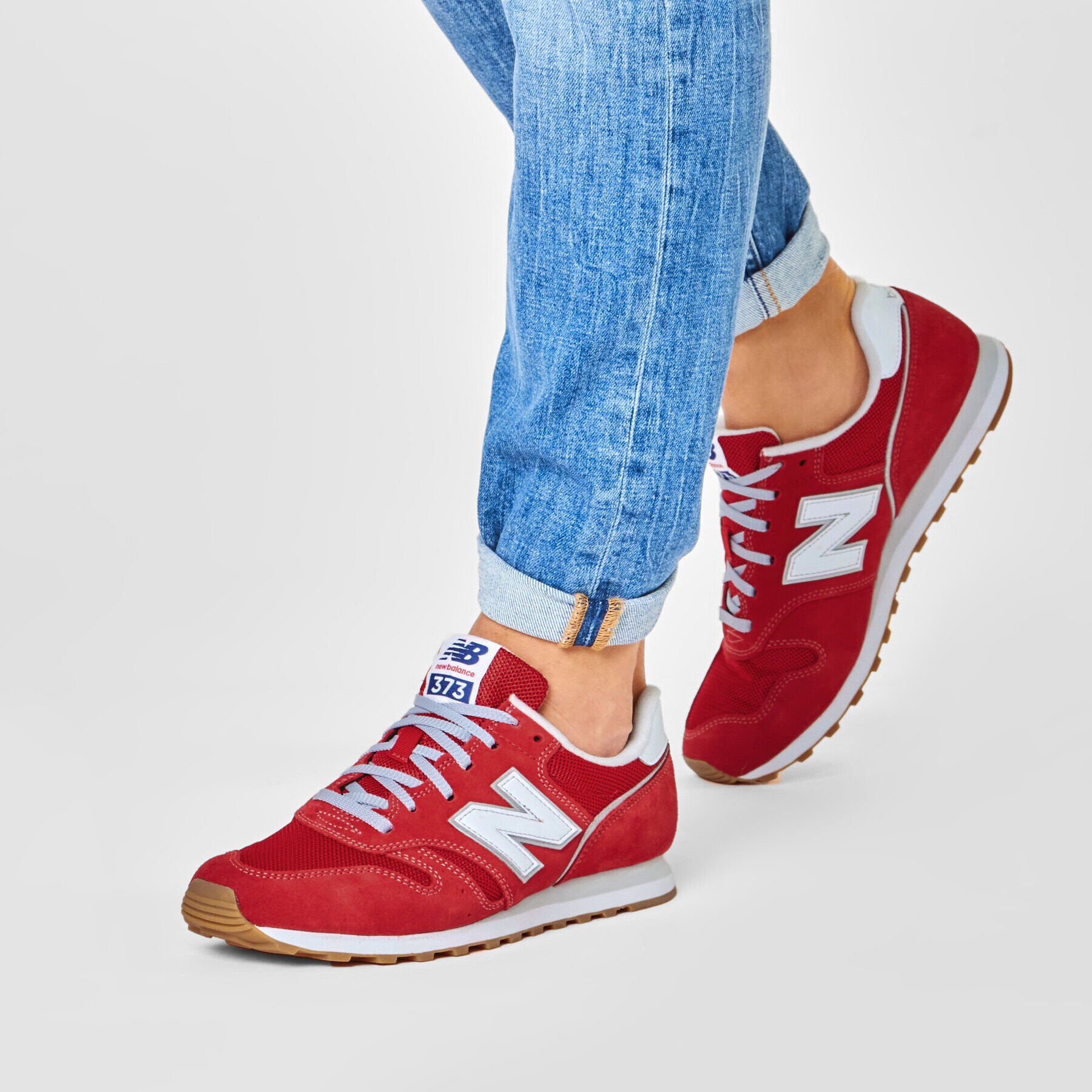 New Balance Сникърси ML373DE2 Червен - Pepit.bg