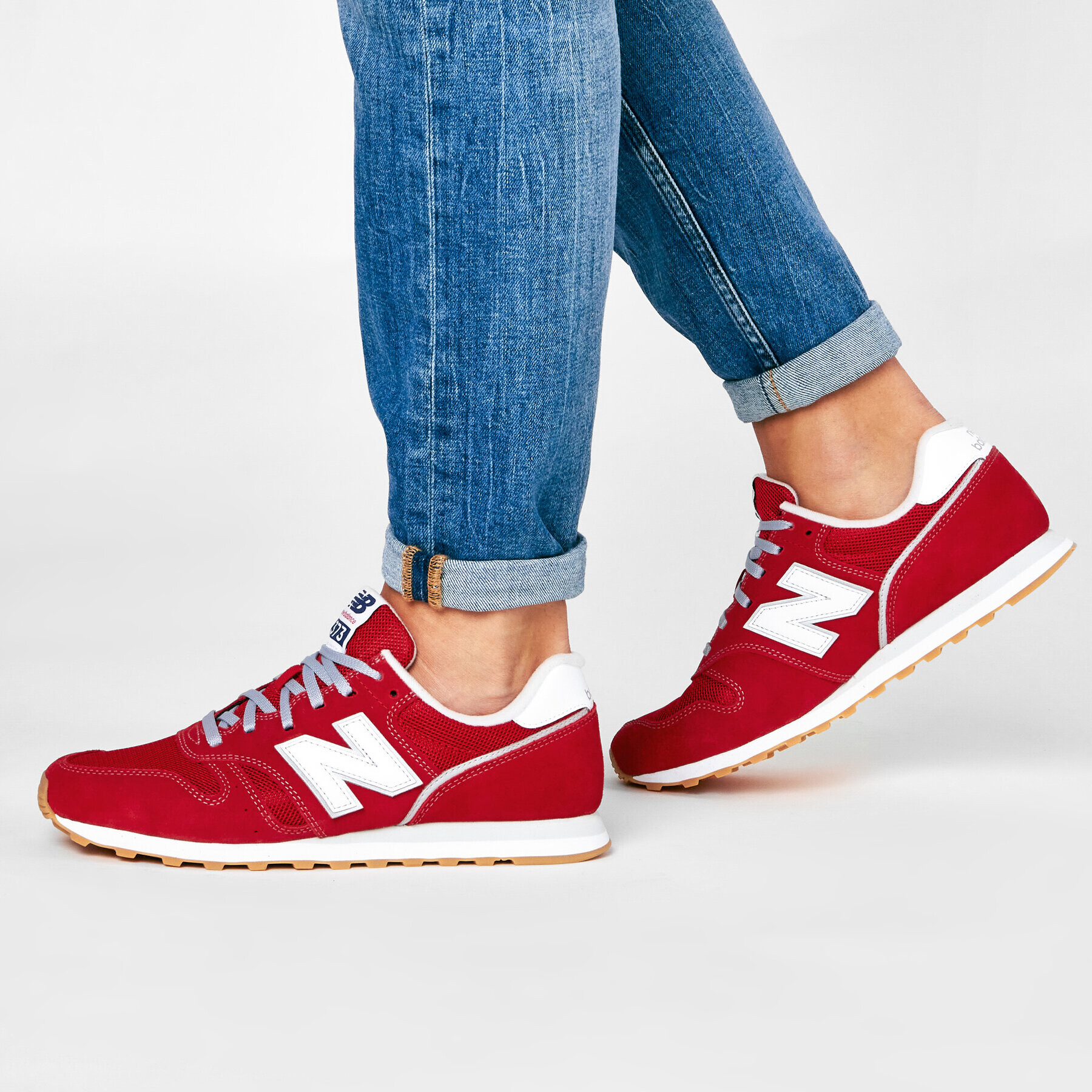 New Balance Сникърси ML373DE2 Червен - Pepit.bg