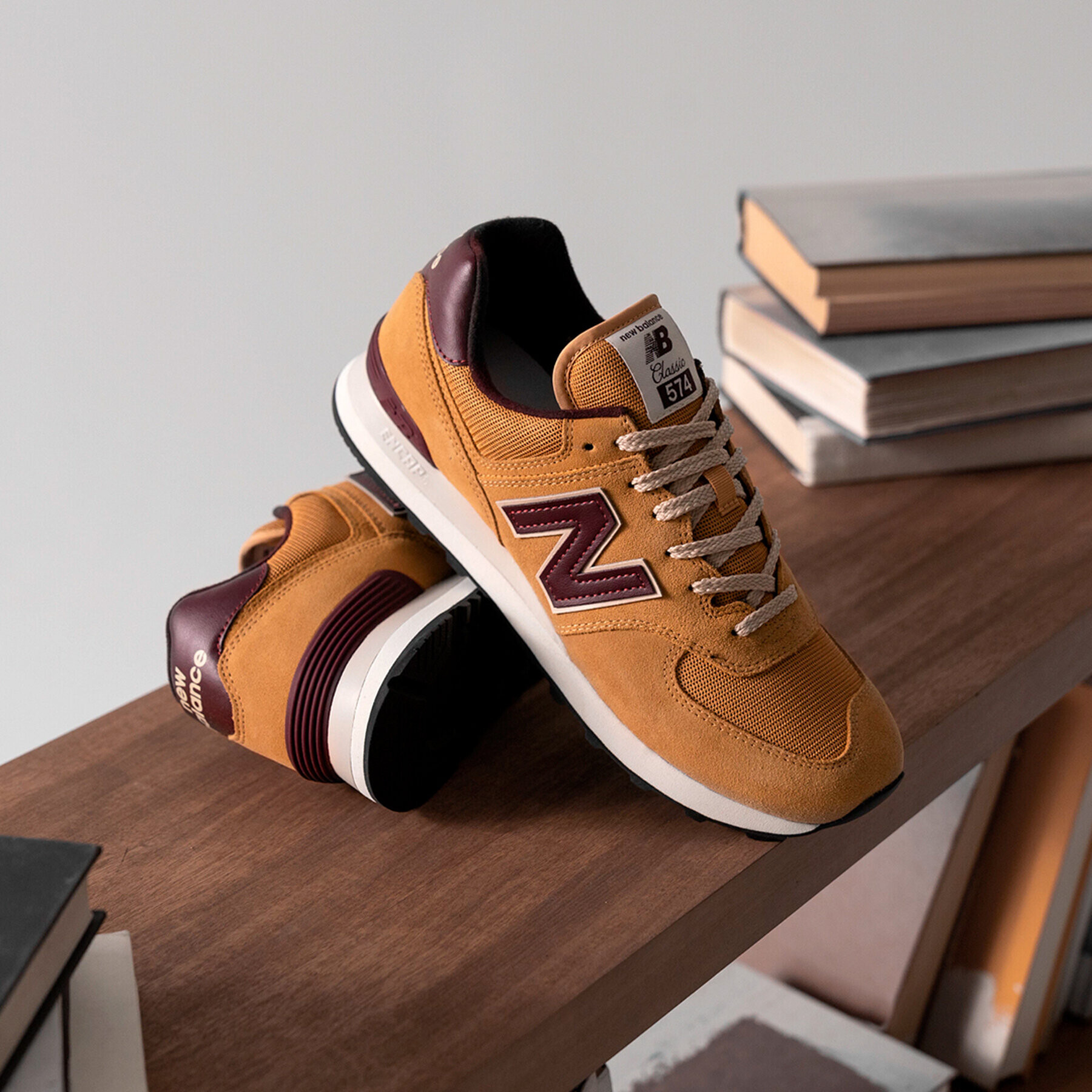 New Balance Сникърси ML574BF2 Кафяв - Pepit.bg