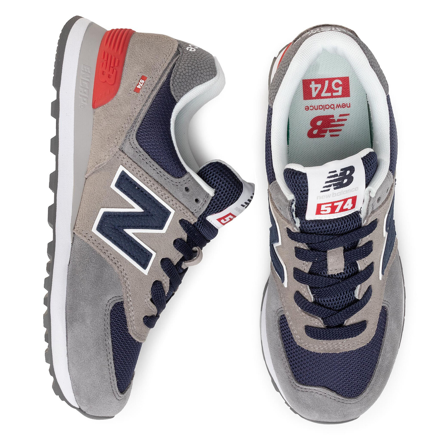 New Balance Сникърси ML574EAD Сив - Pepit.bg