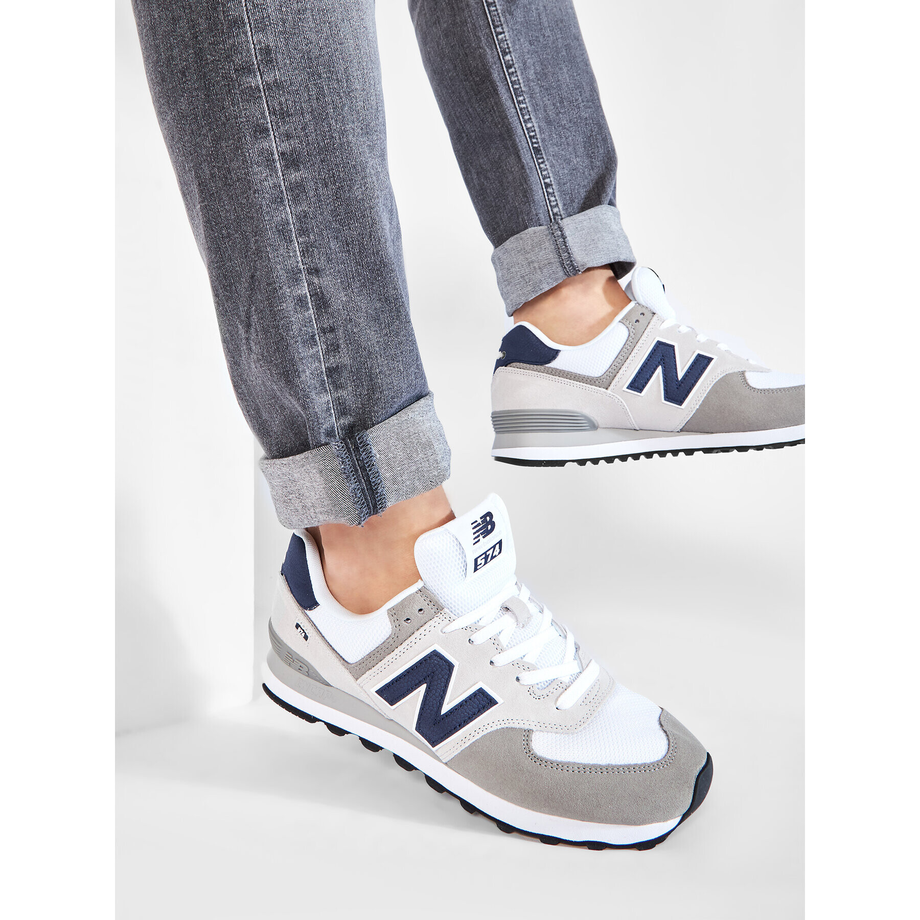 New Balance Сникърси ML574EAG Сив - Pepit.bg