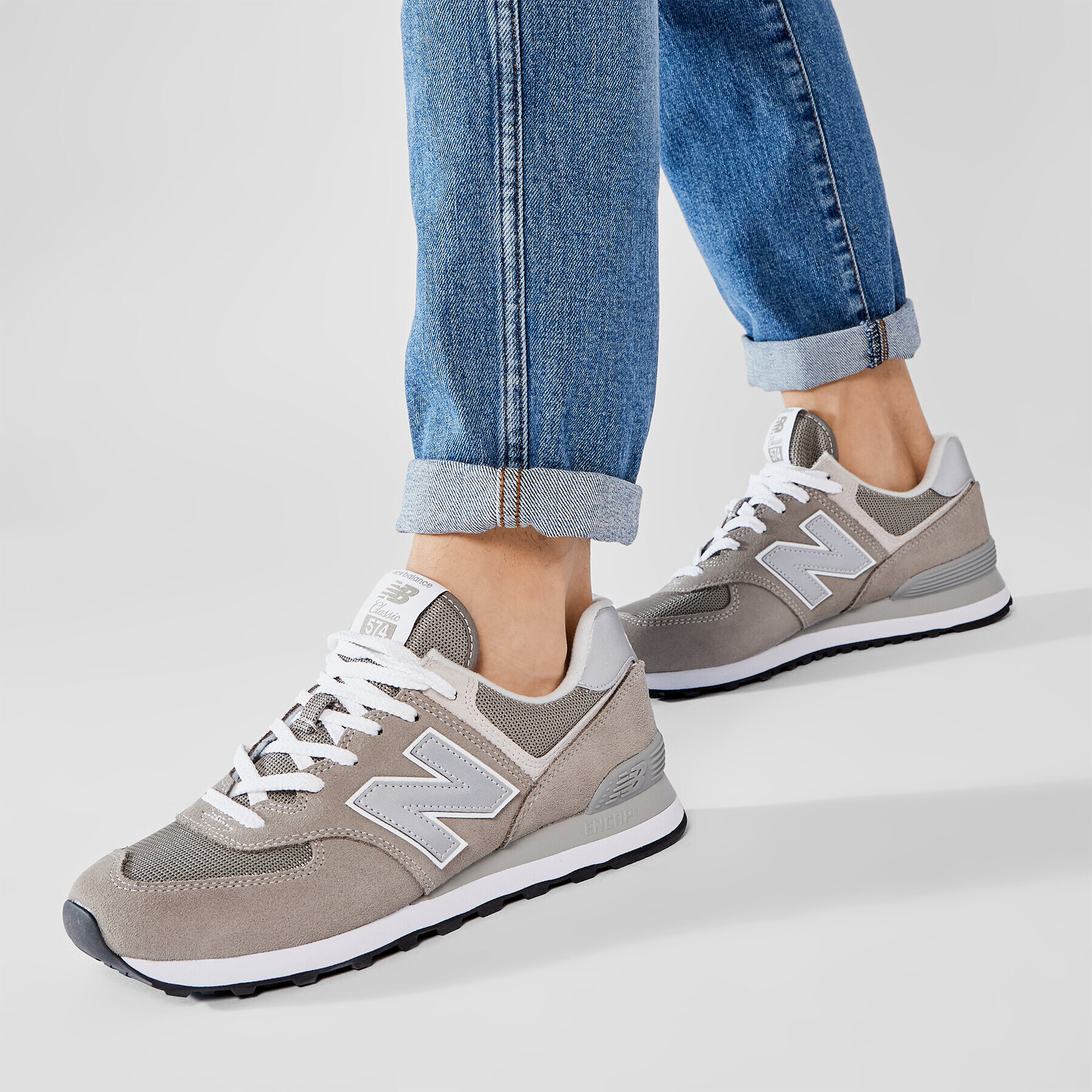 New Balance Сникърси ML574EGG Сив - Pepit.bg