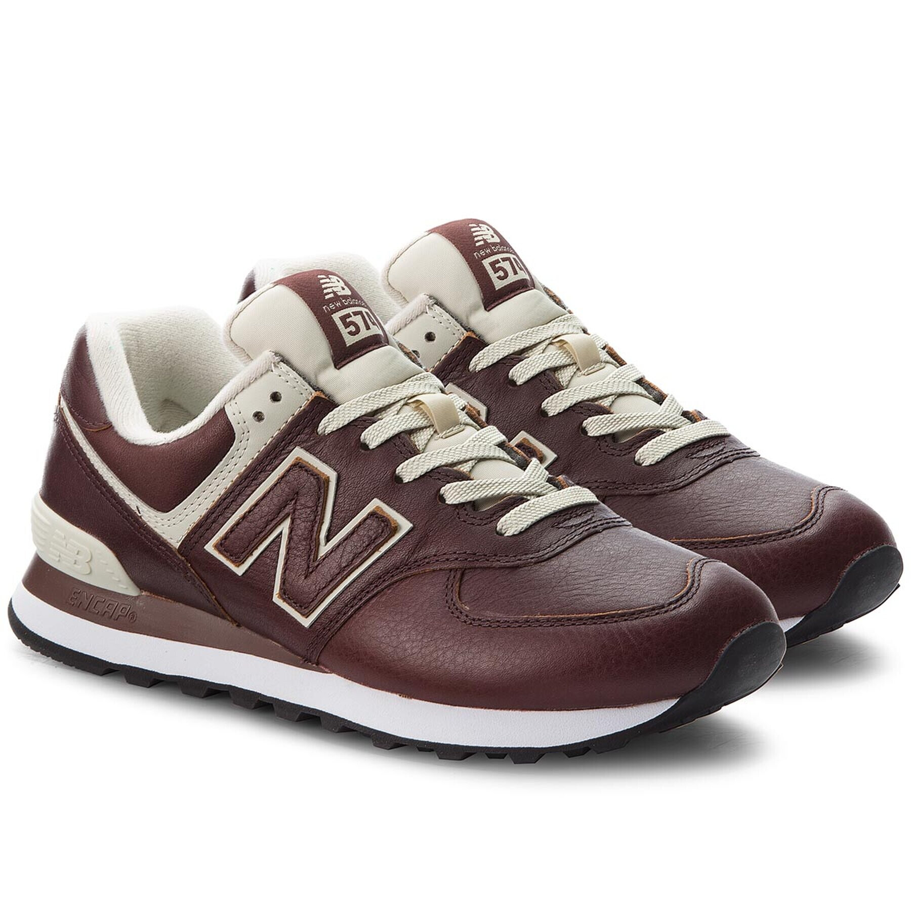 New Balance Сникърси ML574LPB Кафяв - Pepit.bg