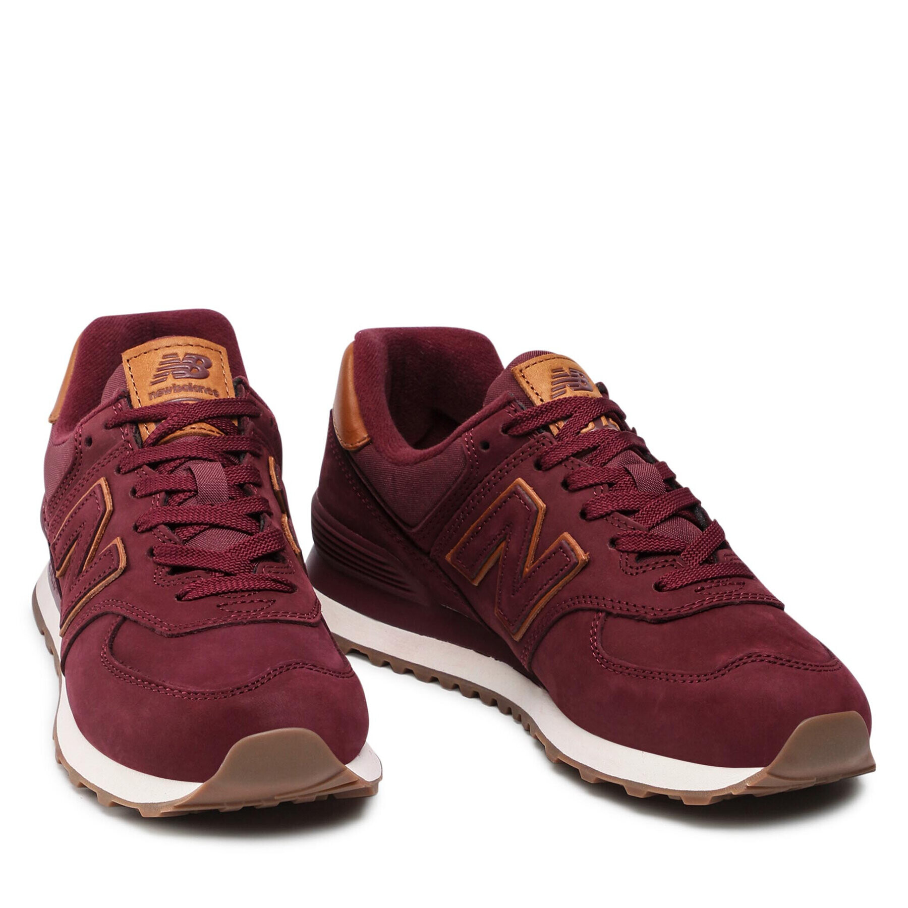 New Balance Сникърси ML574NM2 Бордо - Pepit.bg