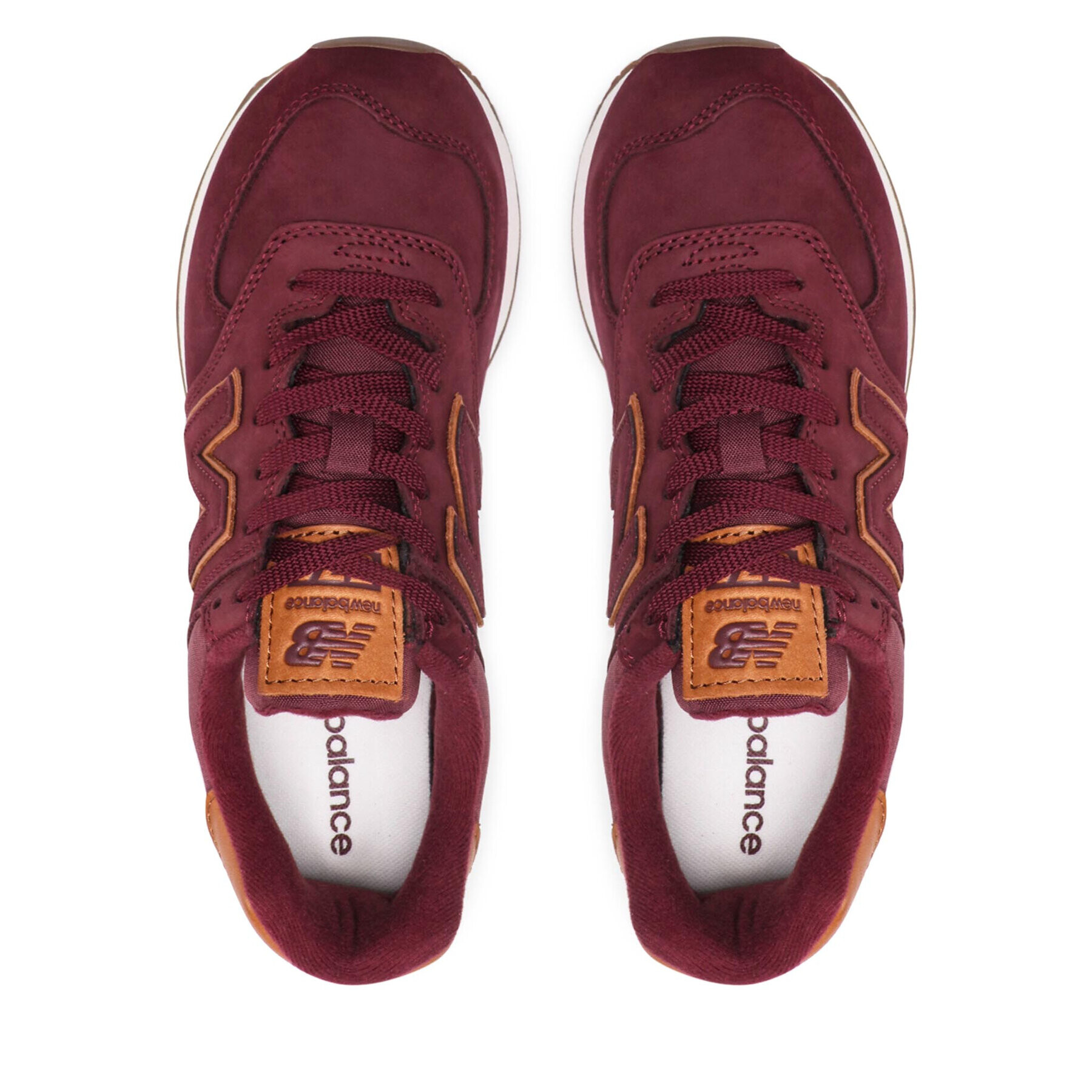 New Balance Сникърси ML574NM2 Бордо - Pepit.bg