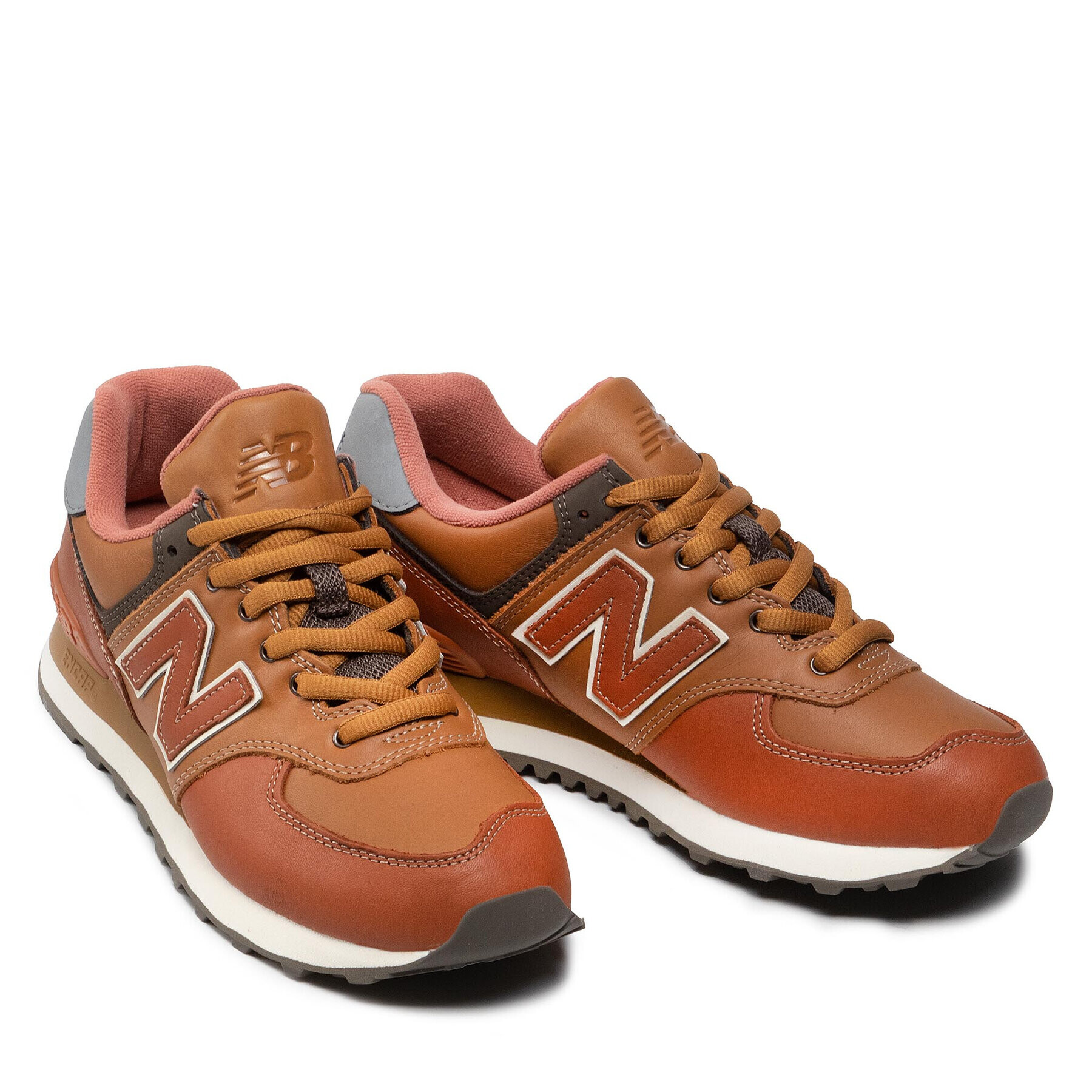 New Balance Сникърси ML574OMA Кафяв - Pepit.bg