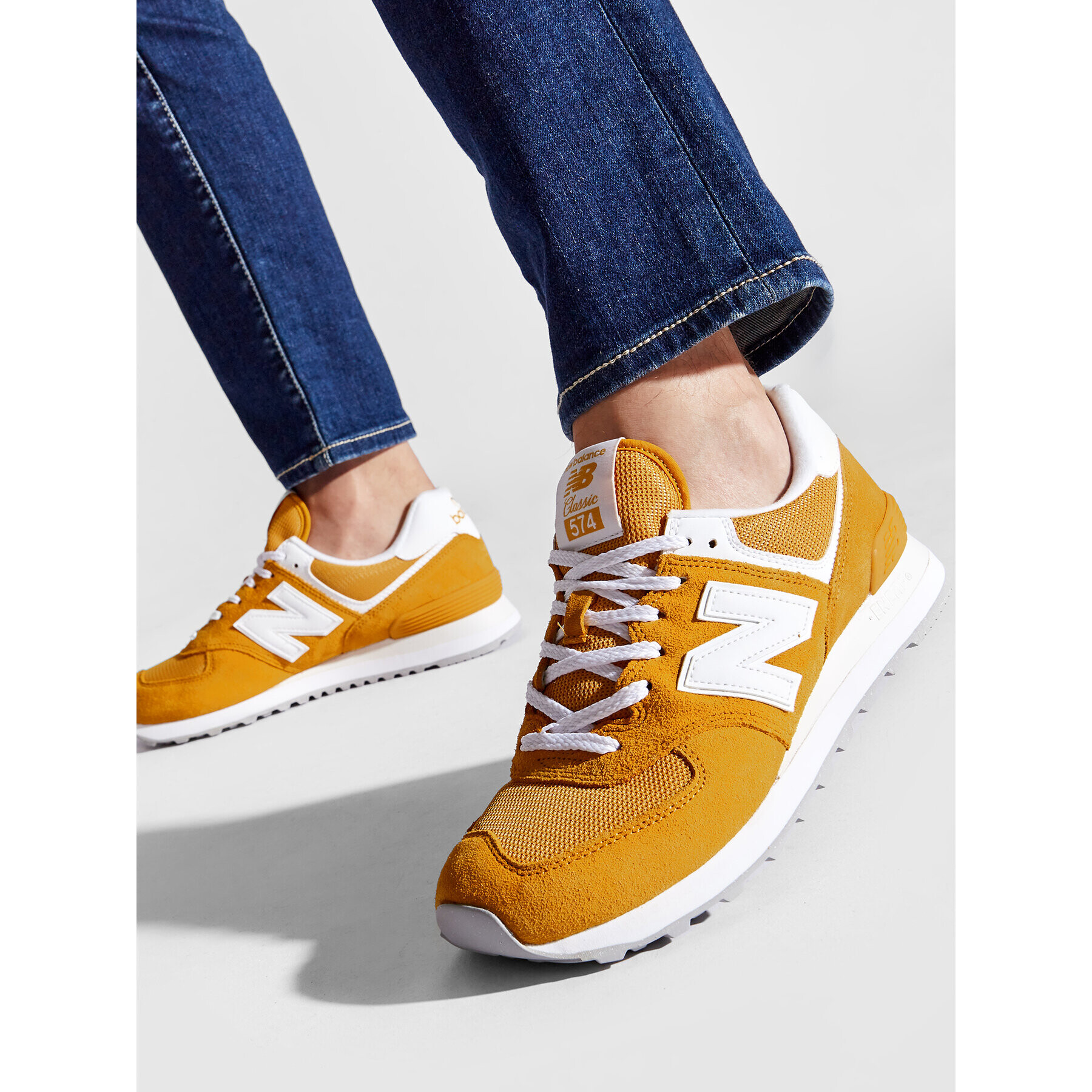 New Balance Сникърси ML574PJ2 Оранжев - Pepit.bg