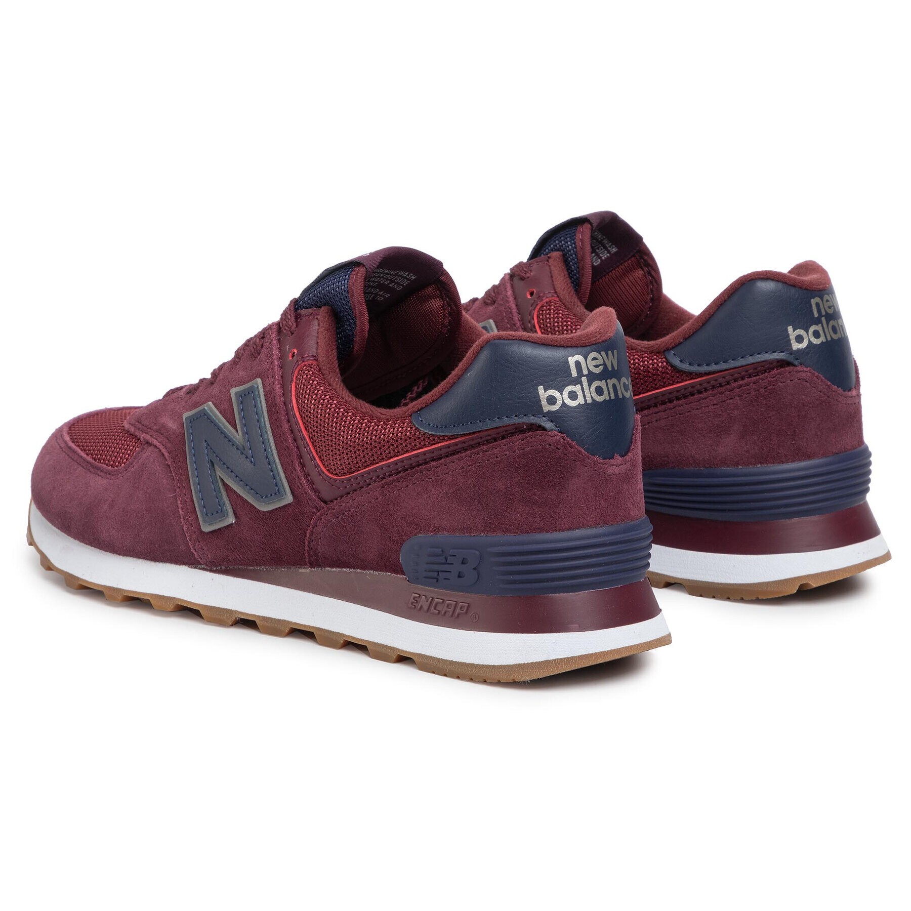 New Balance Сникърси ML574SPQ Бордо - Pepit.bg