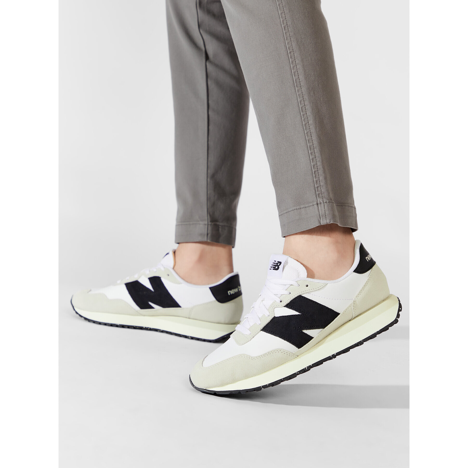 New Balance Сникърси MS237SF Бял - Pepit.bg